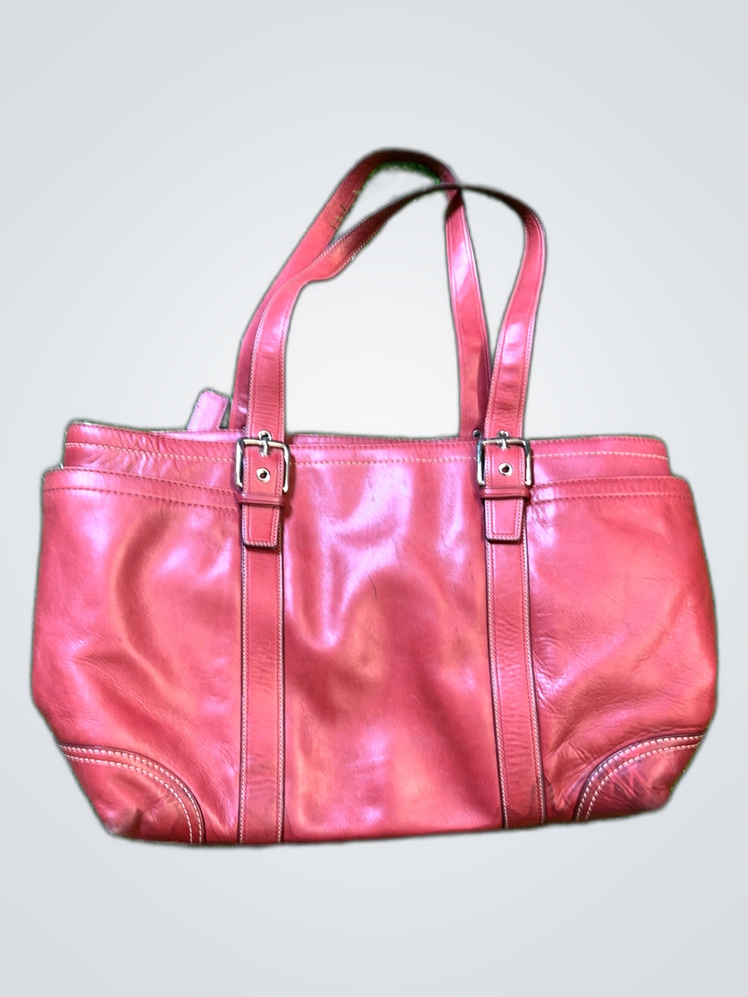 Coach Leather Tote Bag