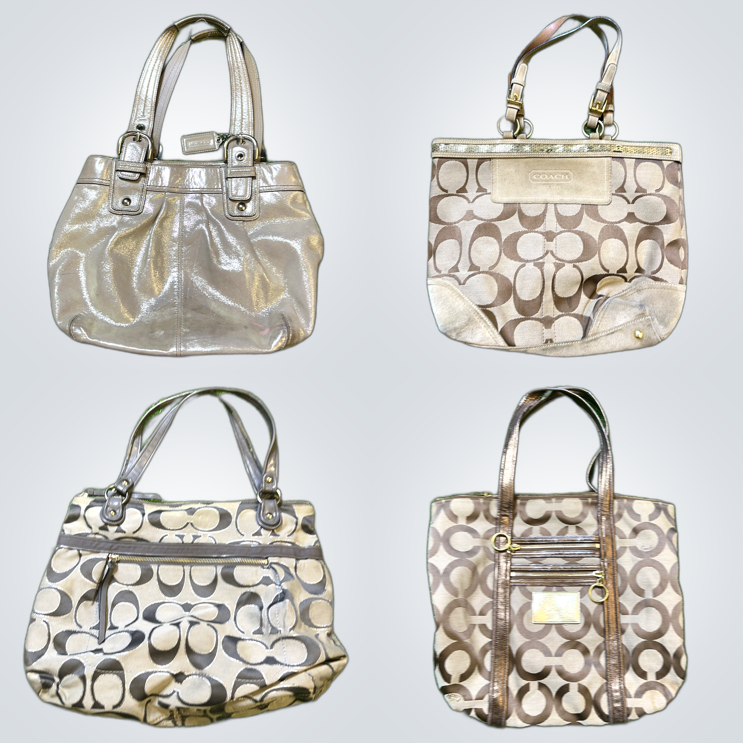 Coach Tote Handbag Bundle 10pcs Luxury Tote Bags C..