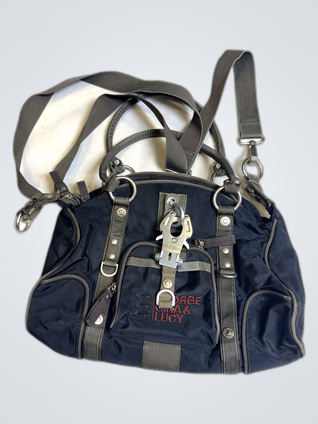 Sac à main bleu marine