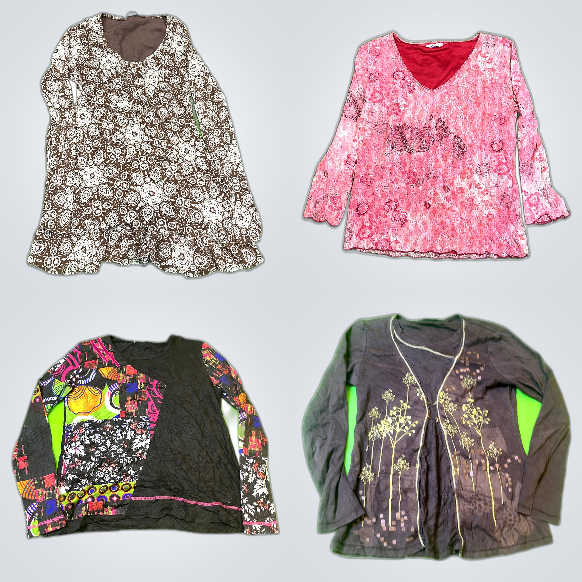 Y2K Blouses Long Sleeve