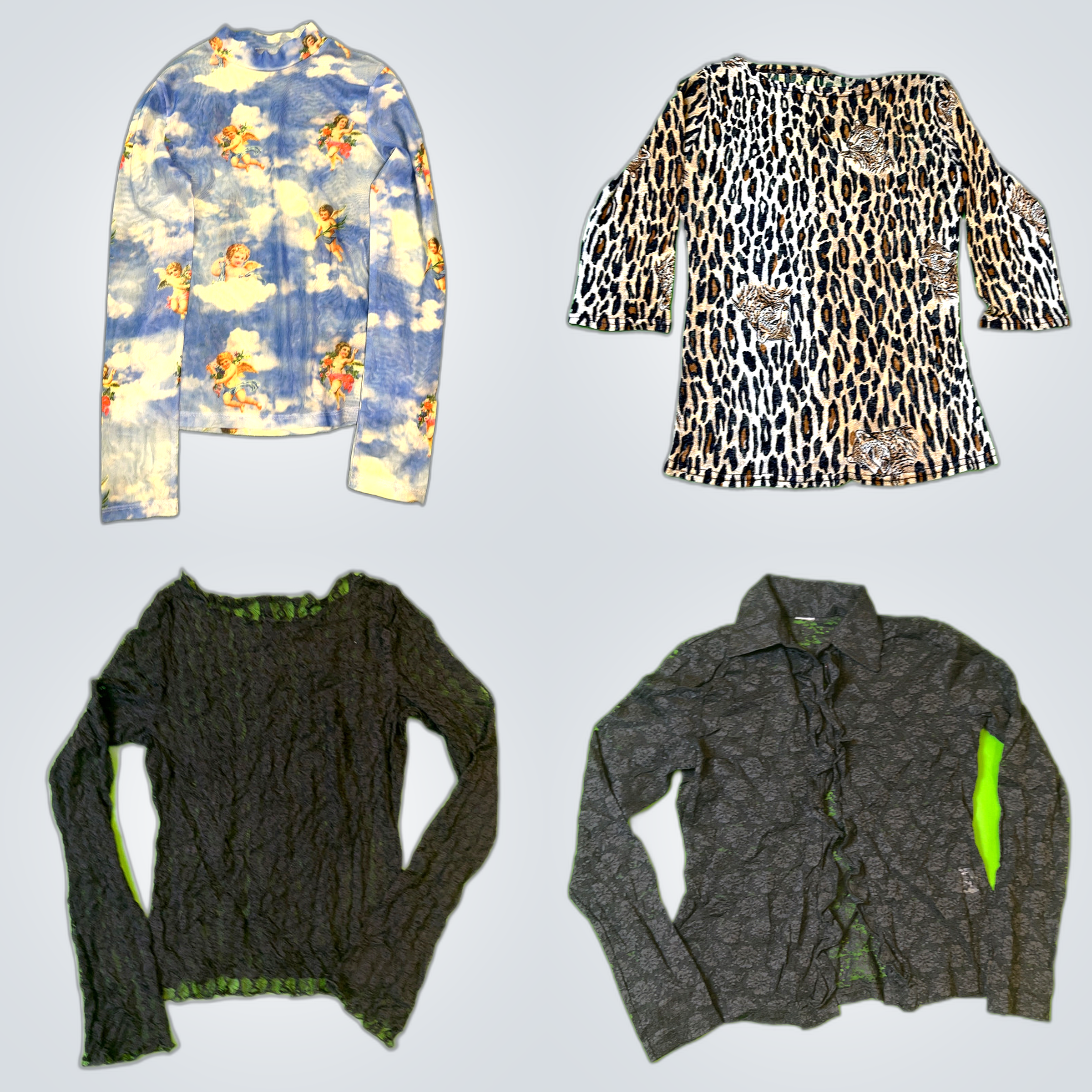 Y2K Long Sleeve Blouses