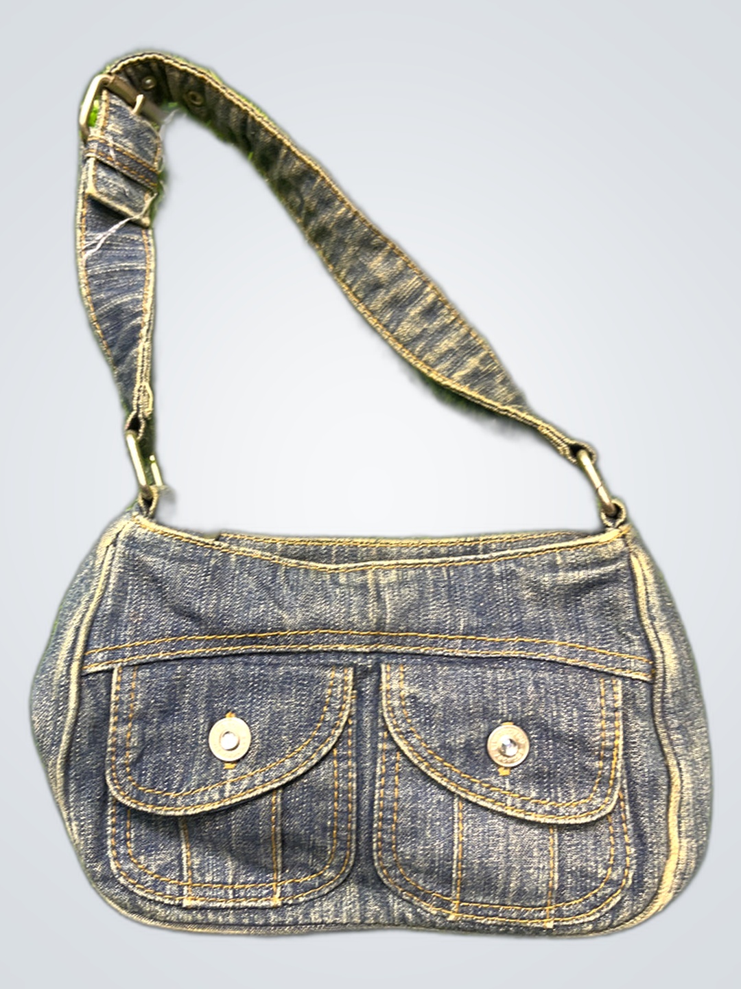 TOOBLUE Denim Shoulder Bag