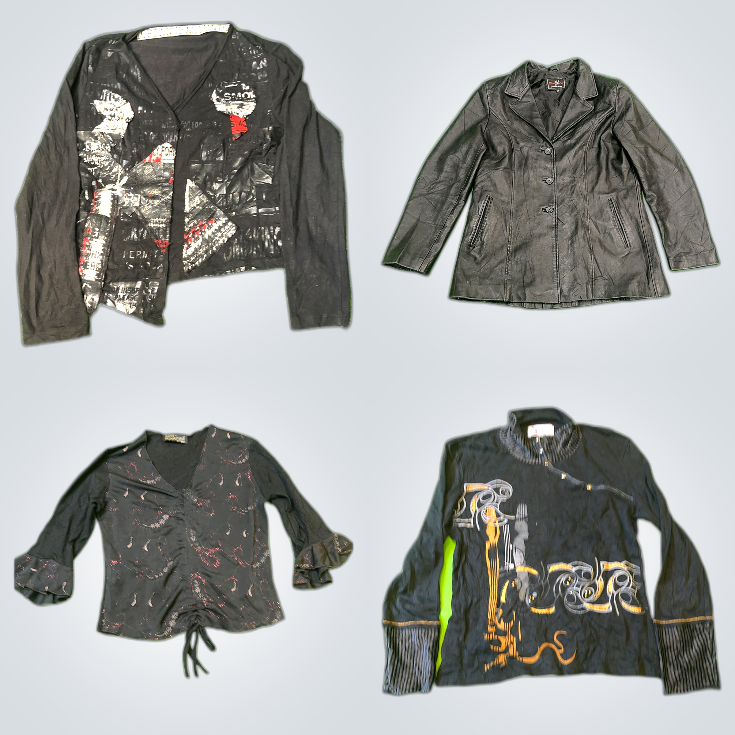 Y2K Emo Revival Lot | Skulls, Crosses & Lace