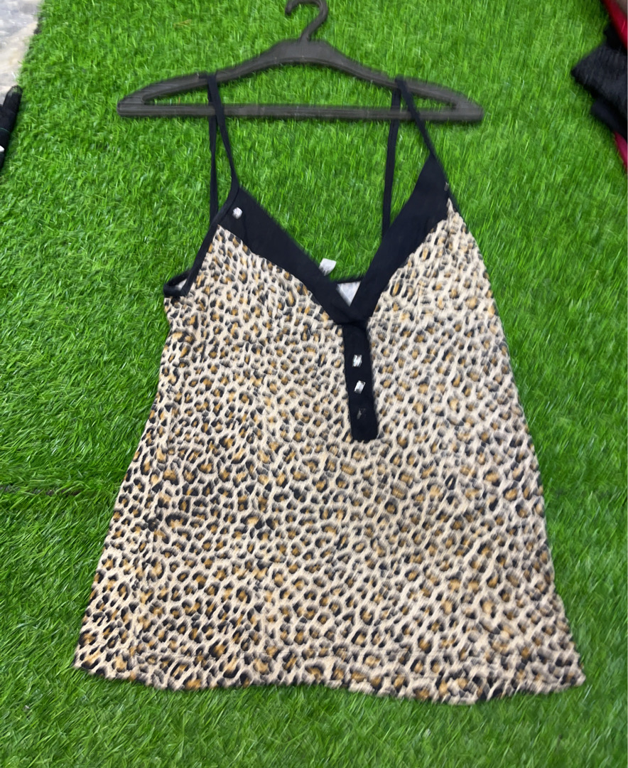 tank top en imprimé léopard akron collection