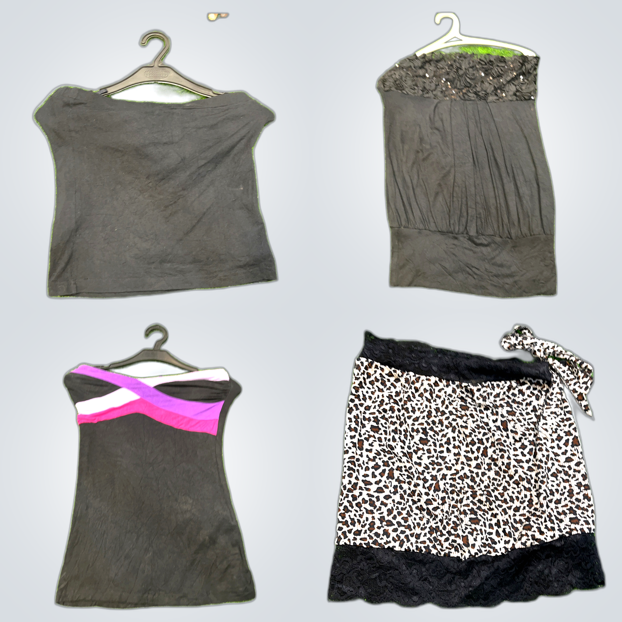 Collection de tops tube Y2K