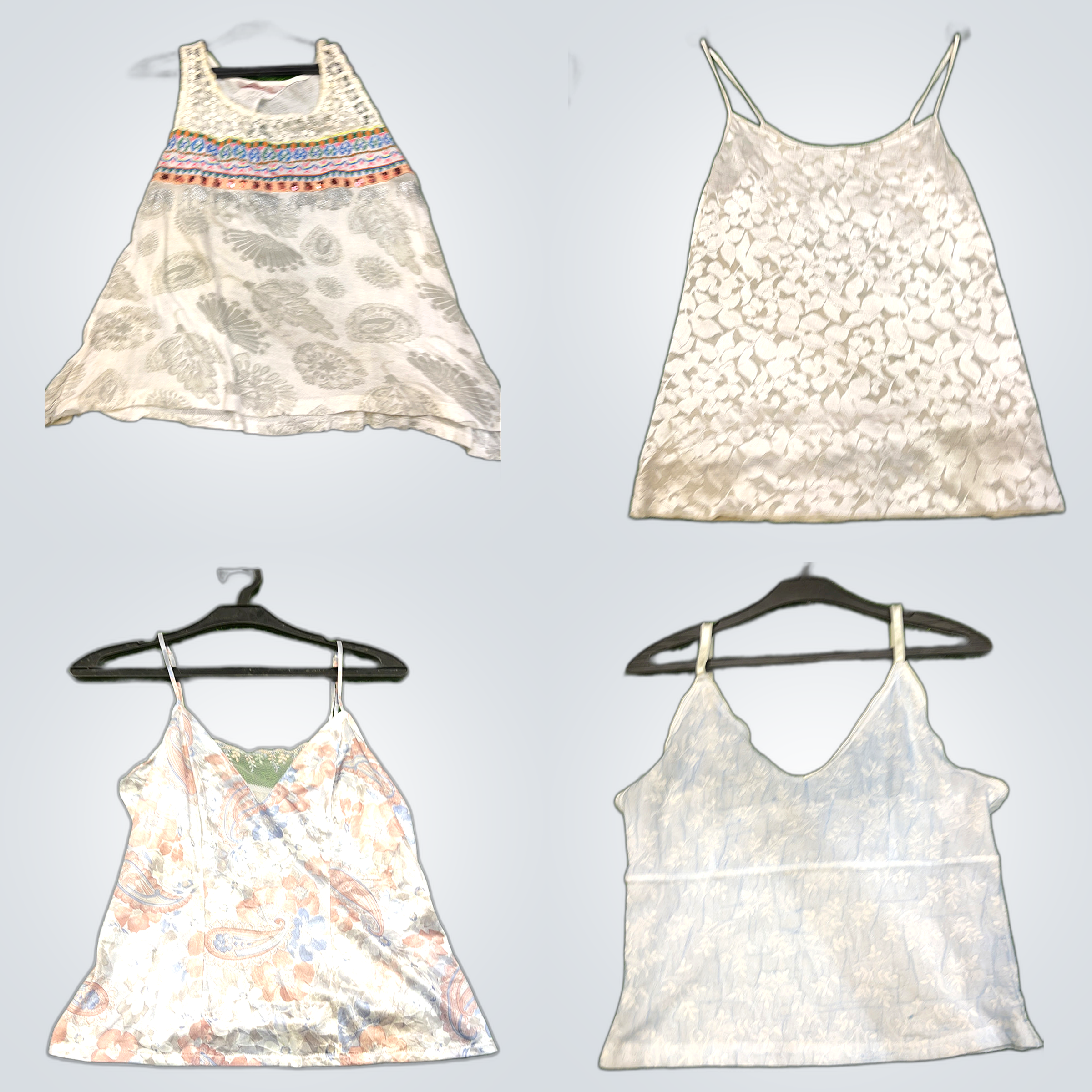 Ensemble de camisoles et tops designer et vintage ..