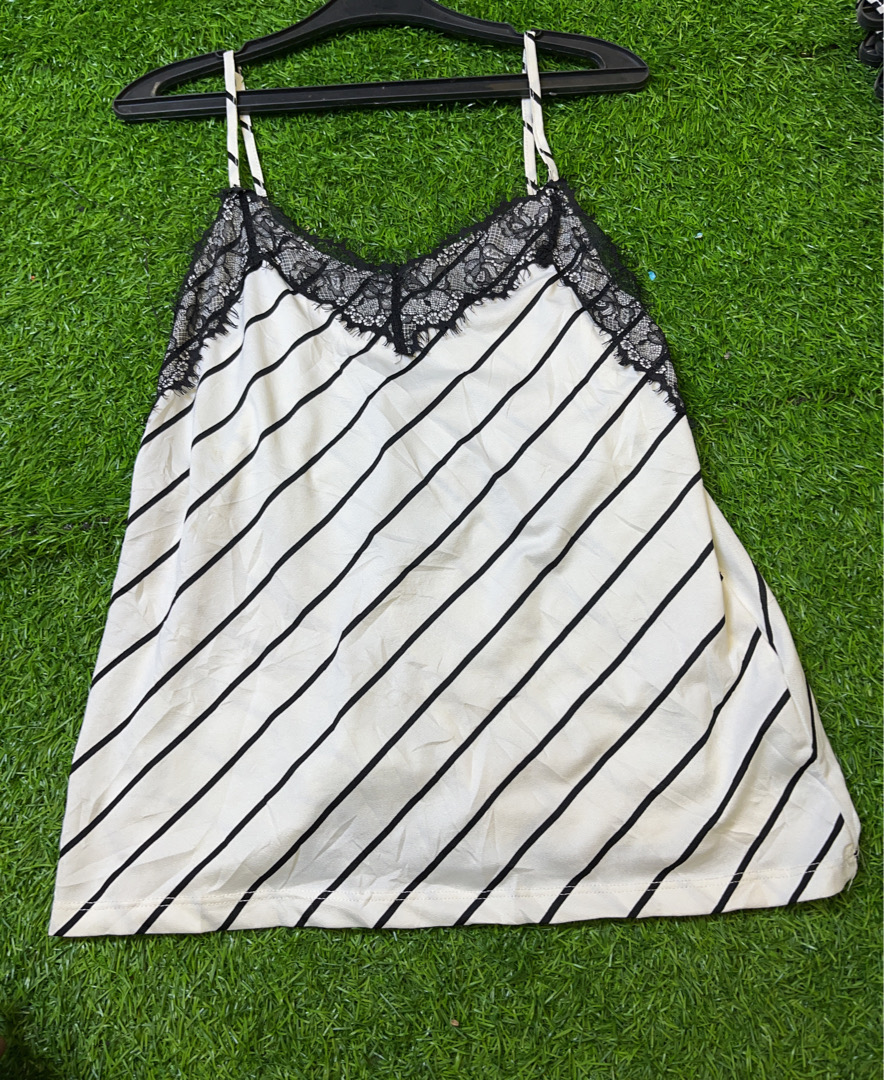 Top en dentelle rayé Amisu