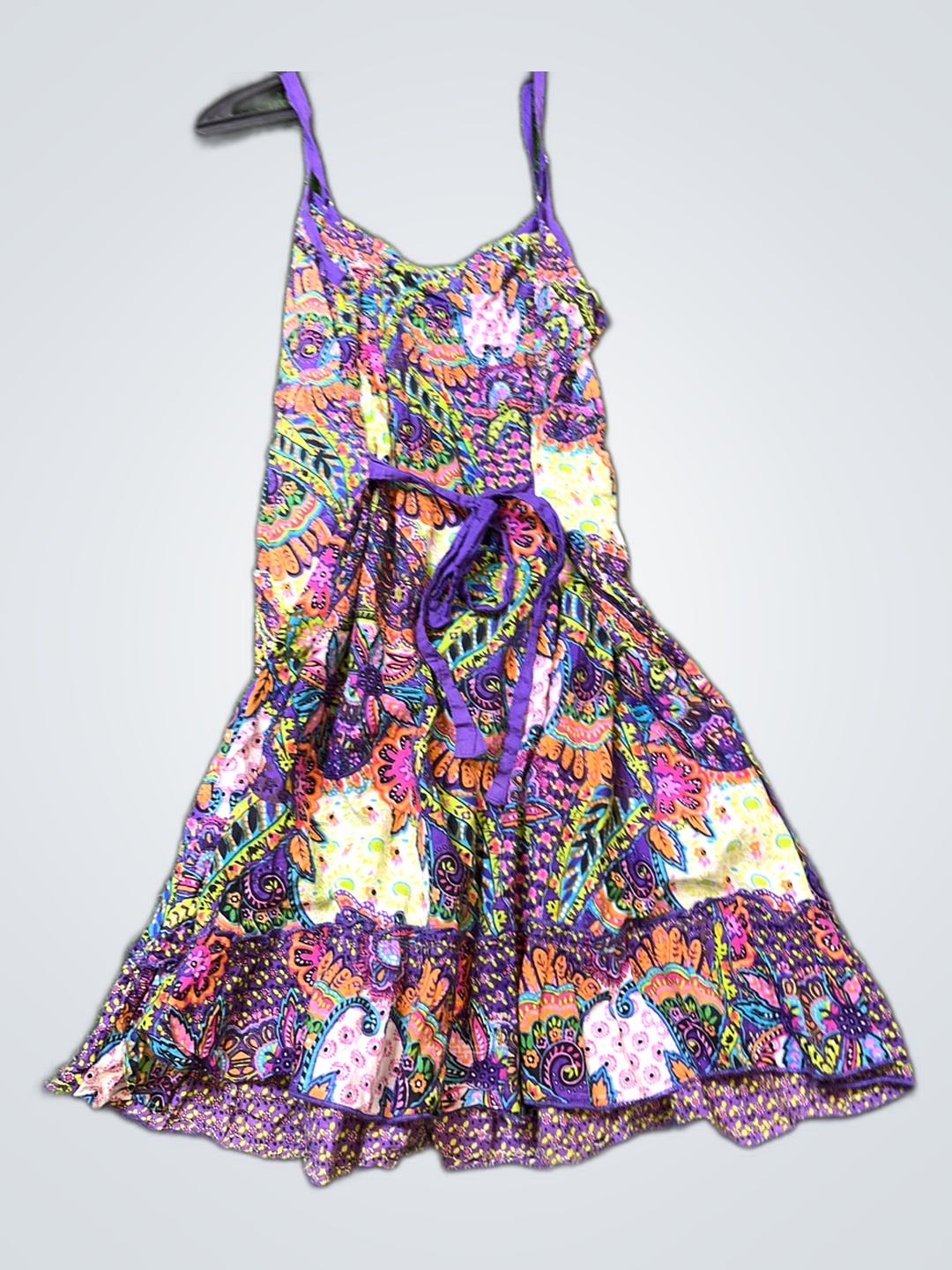 Robe d'été paisley multicolore