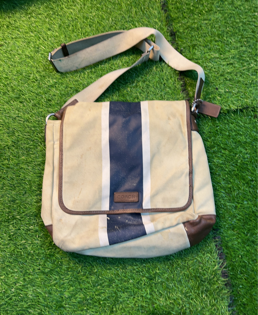 Coach Canvas Schultertasche