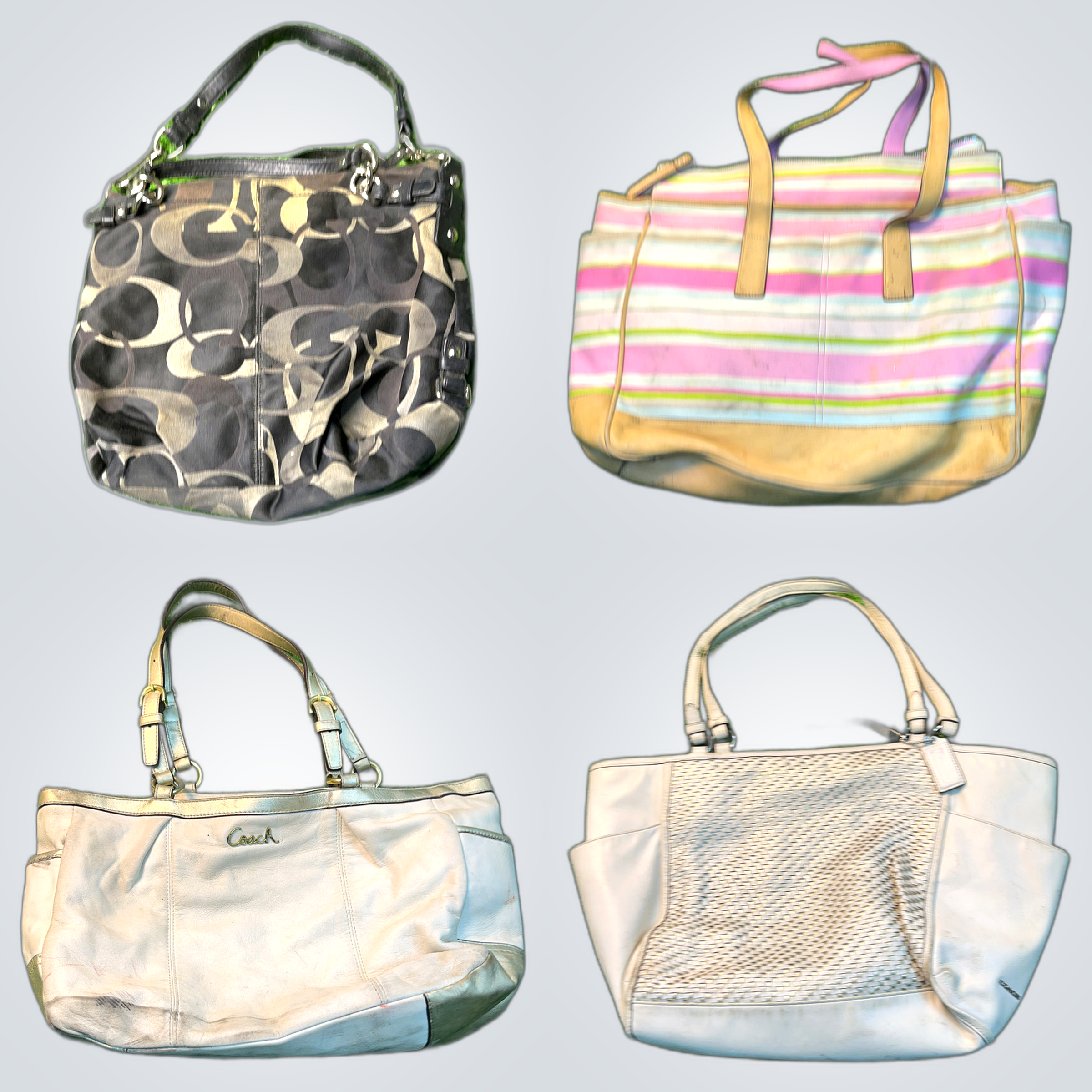 Coach Tote Handbag Bundle 10pcs Luxury Totes Colle..