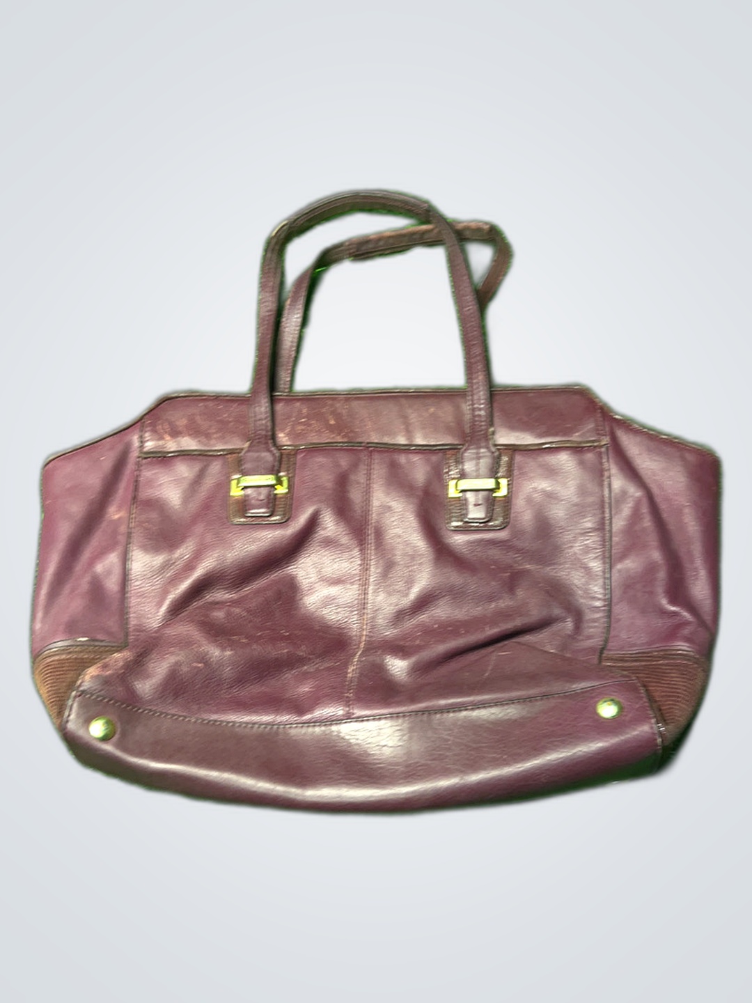 Sac à main en cuir marron