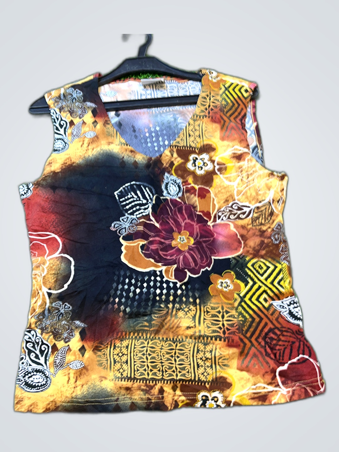 BIAGGINI Top Senza Maniche Floreale