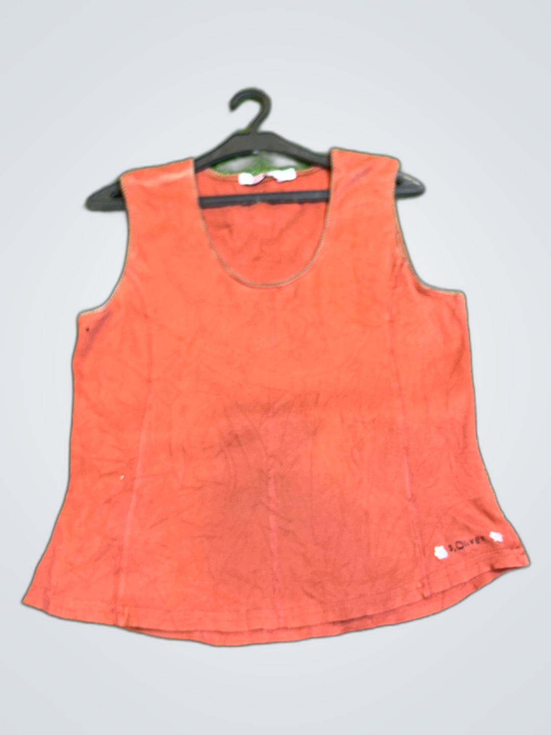 s.Oliver orange ärmelloses Top