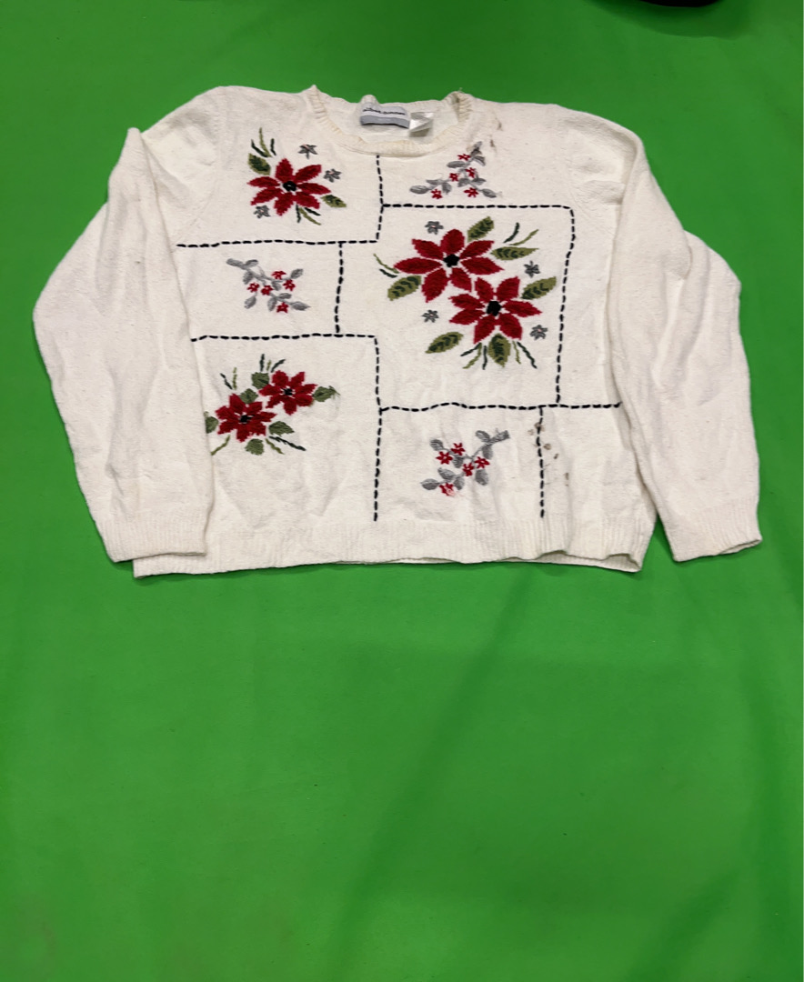 Alfred Dunner Petite Floral Sweater