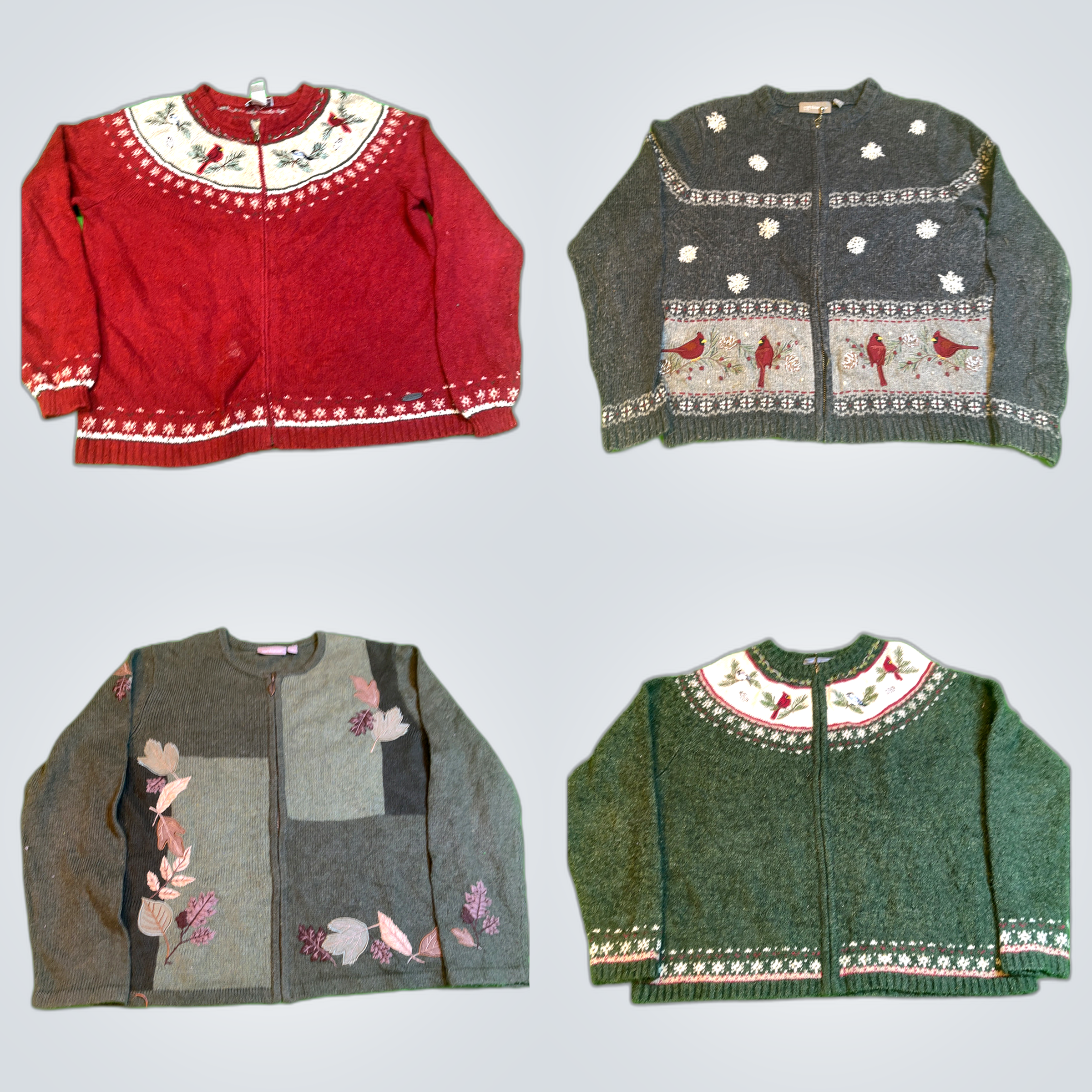 Pacchetto di maglioni cardigan Croft & Barrow, Dun..