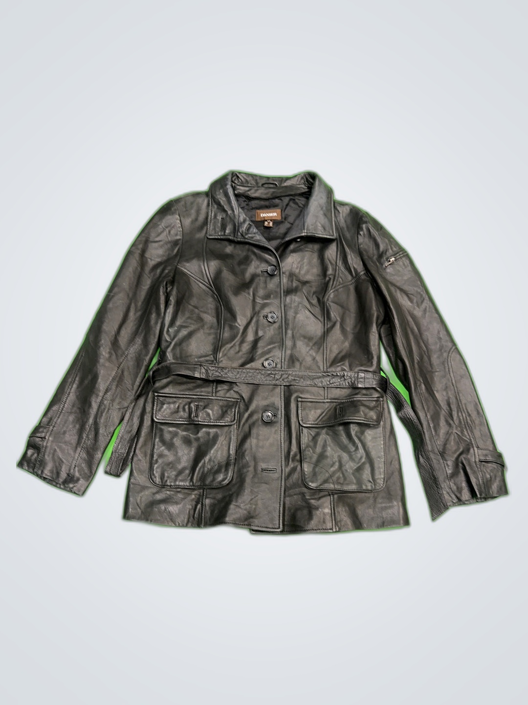 Danier Black Leather Jacket