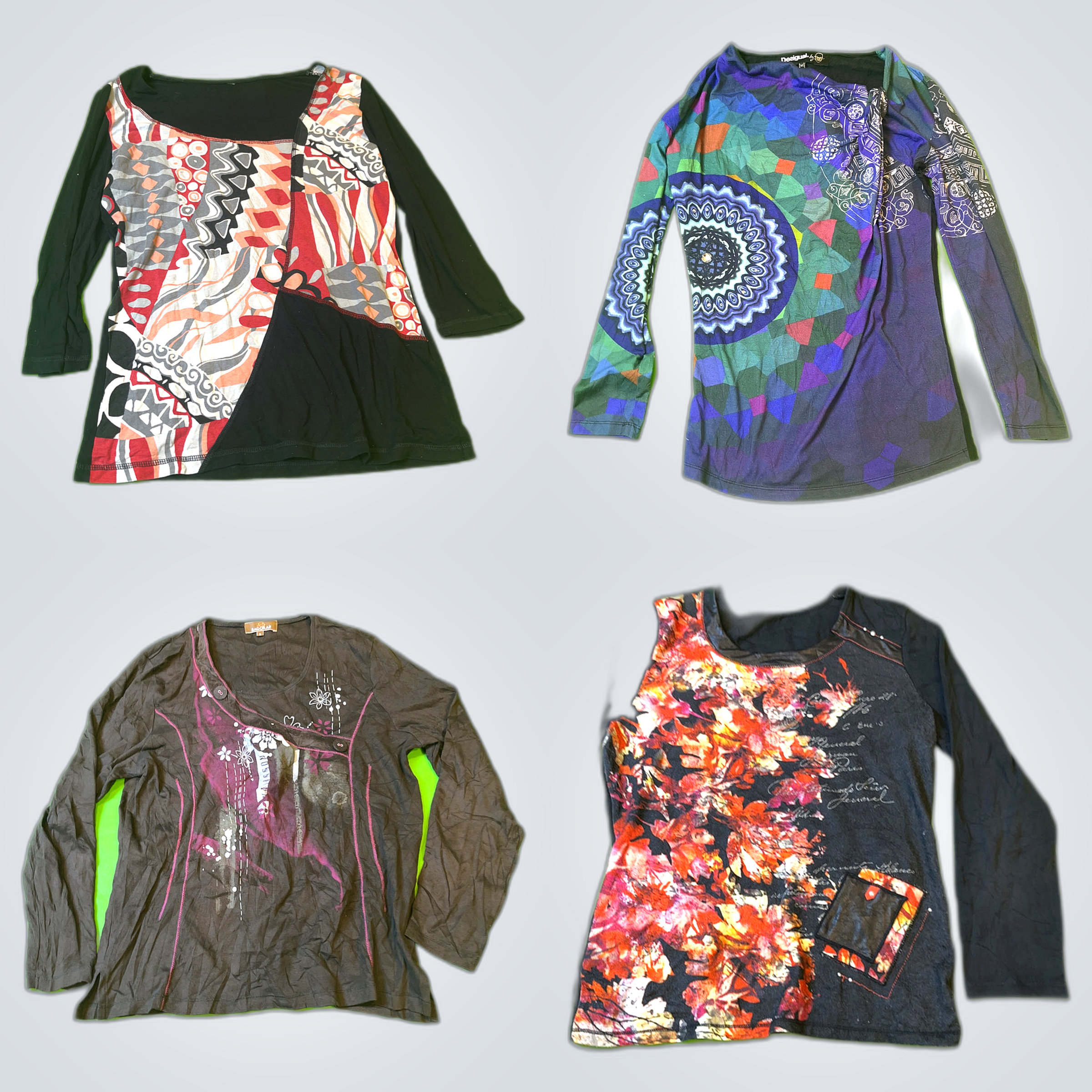 Y2K Long Sleeve Blouses