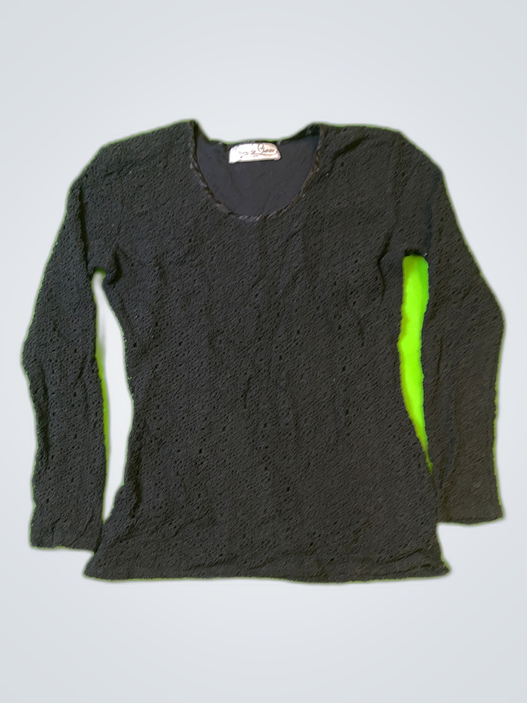 Chana de Charme Black Knit Top