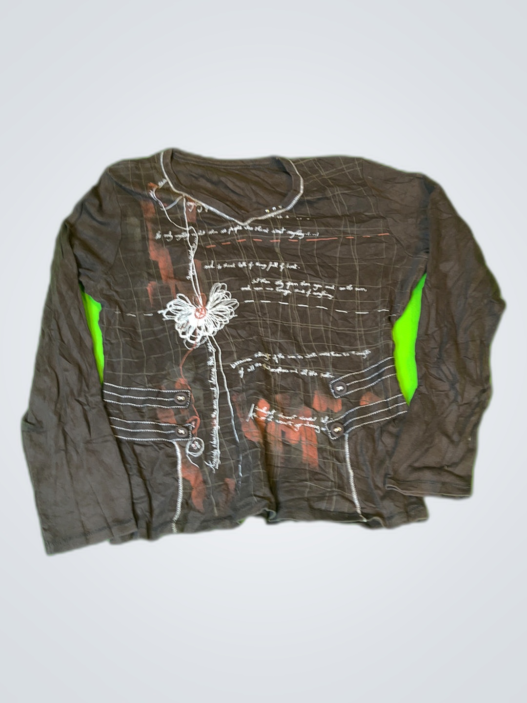 Unbranded Printed Long Sleeve Blouse