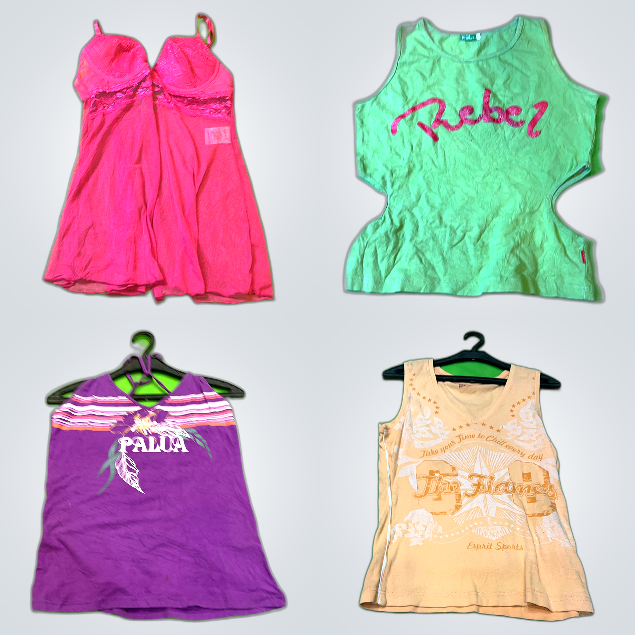 Conjunto de Moda: Mistura de 10 Peças de Tops de R..