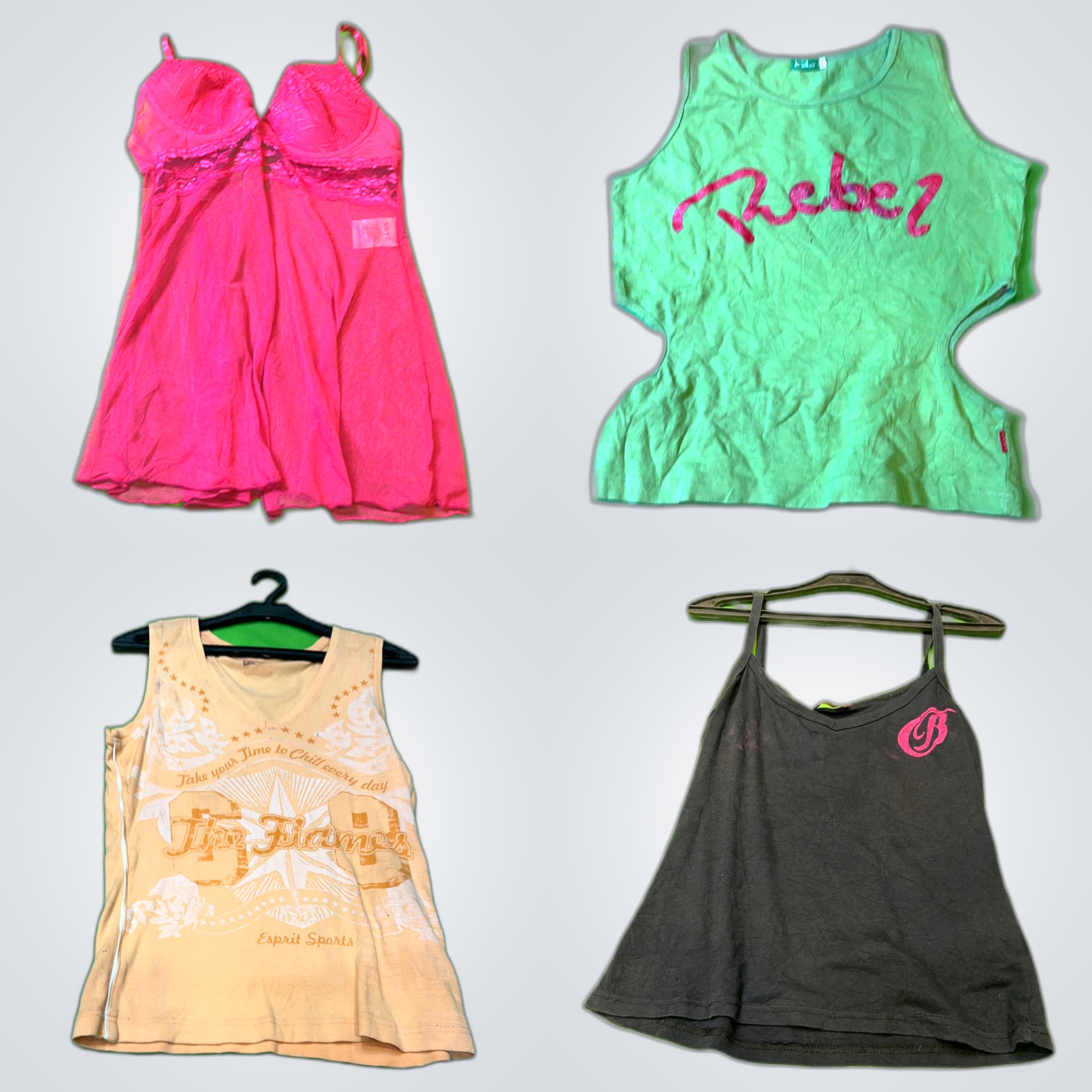 Ensemble Mode : Mix de 10 pièces de tops en dentel..