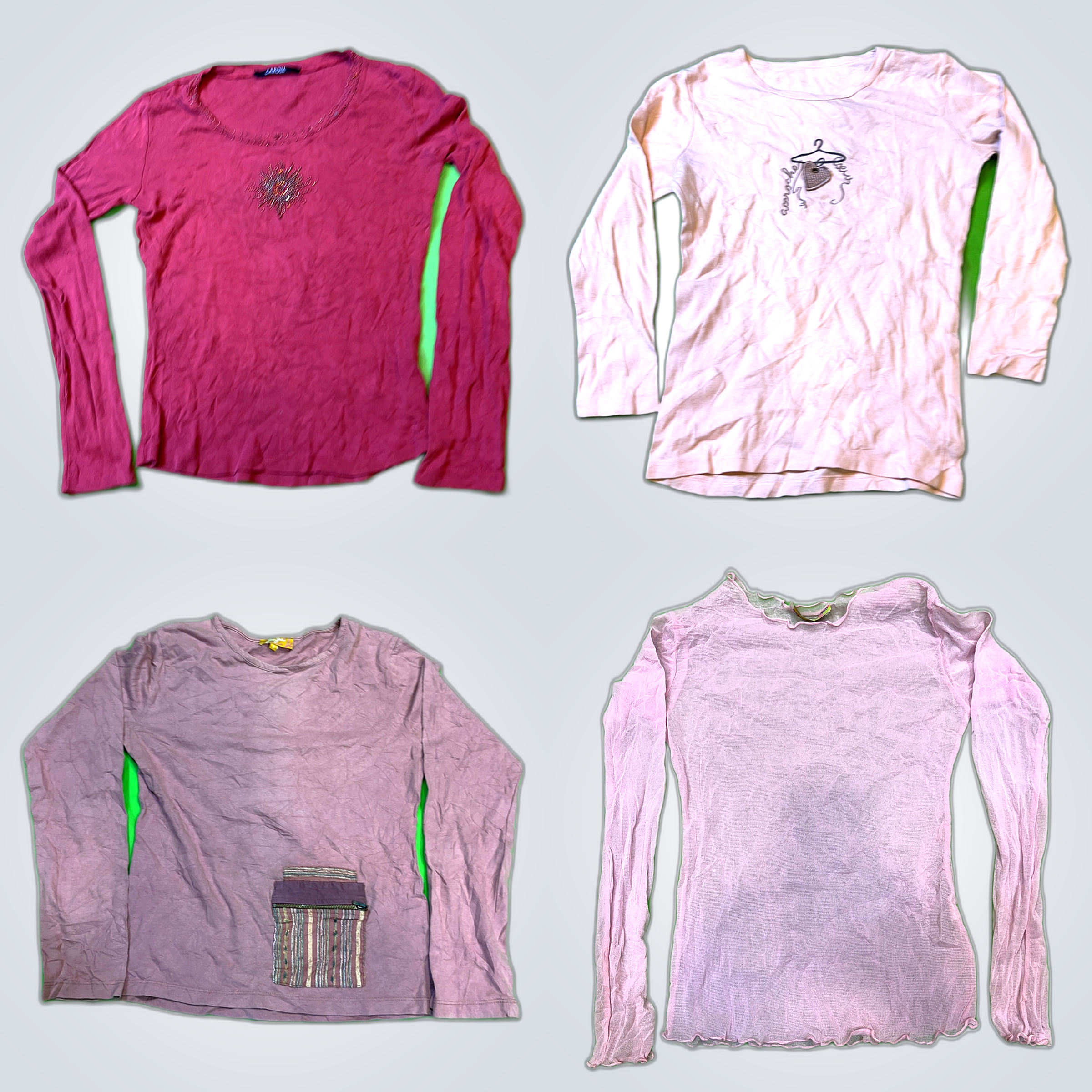 Long Sleeve Top Bundle - Guess, Lily Mercier & Mor..