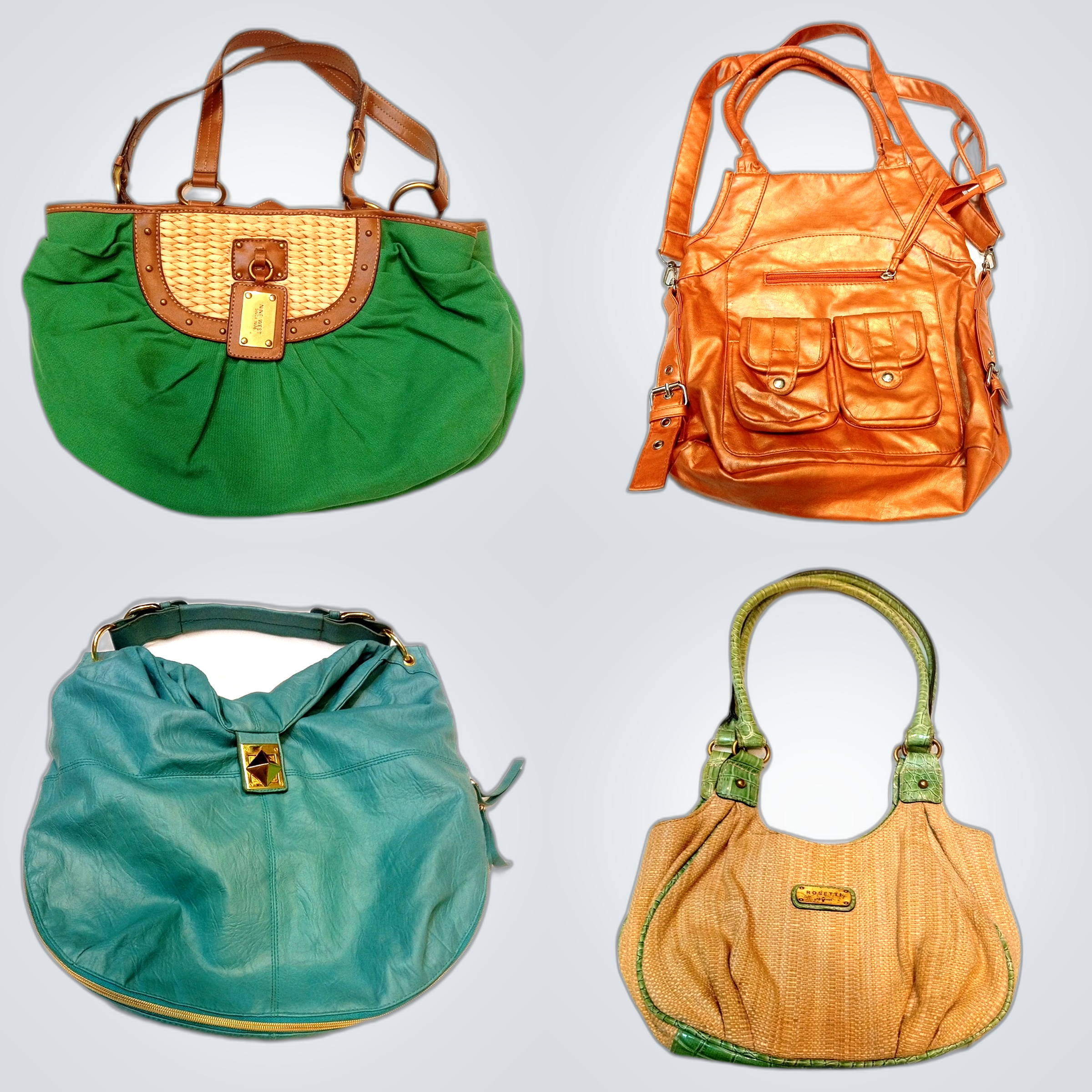 Designer Handbag Bundle: Nine West, GUESS, Zara & ..