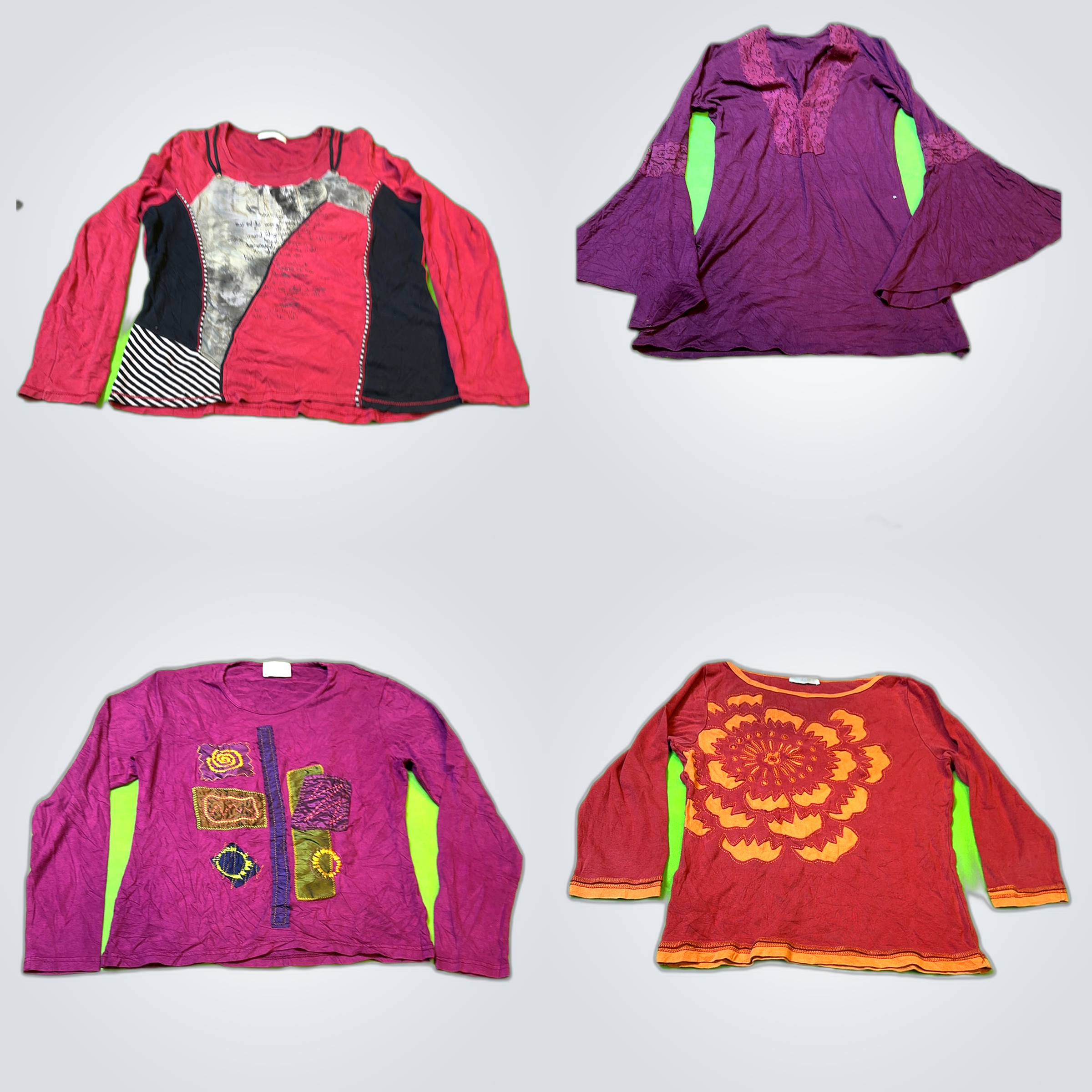 Levi's, Floral & Printed Long Sleeve Tops Bundle o..