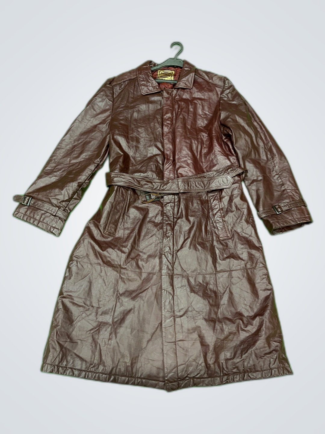 Imperméable en cuir