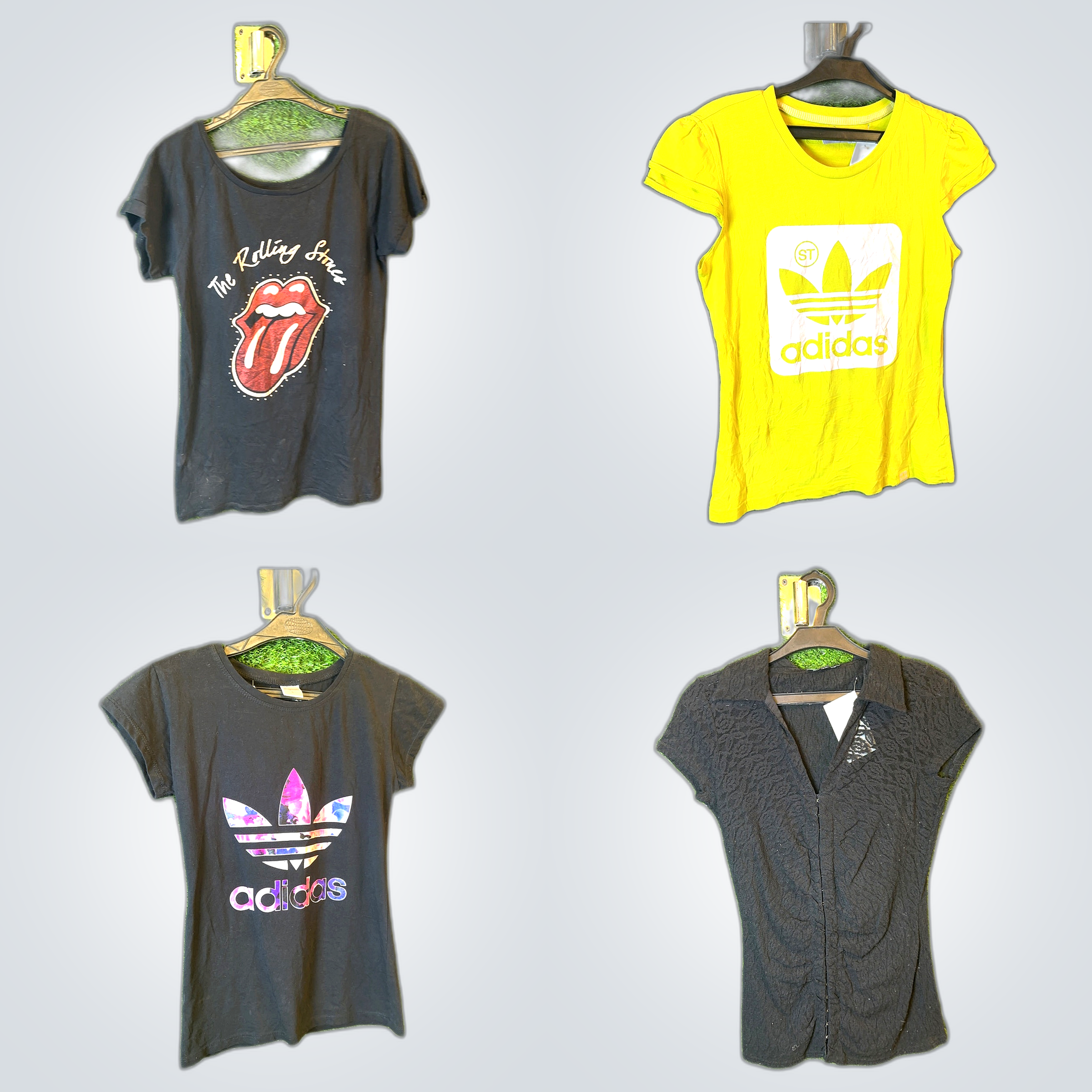 Ensemble sportif à manches courtes Y2k