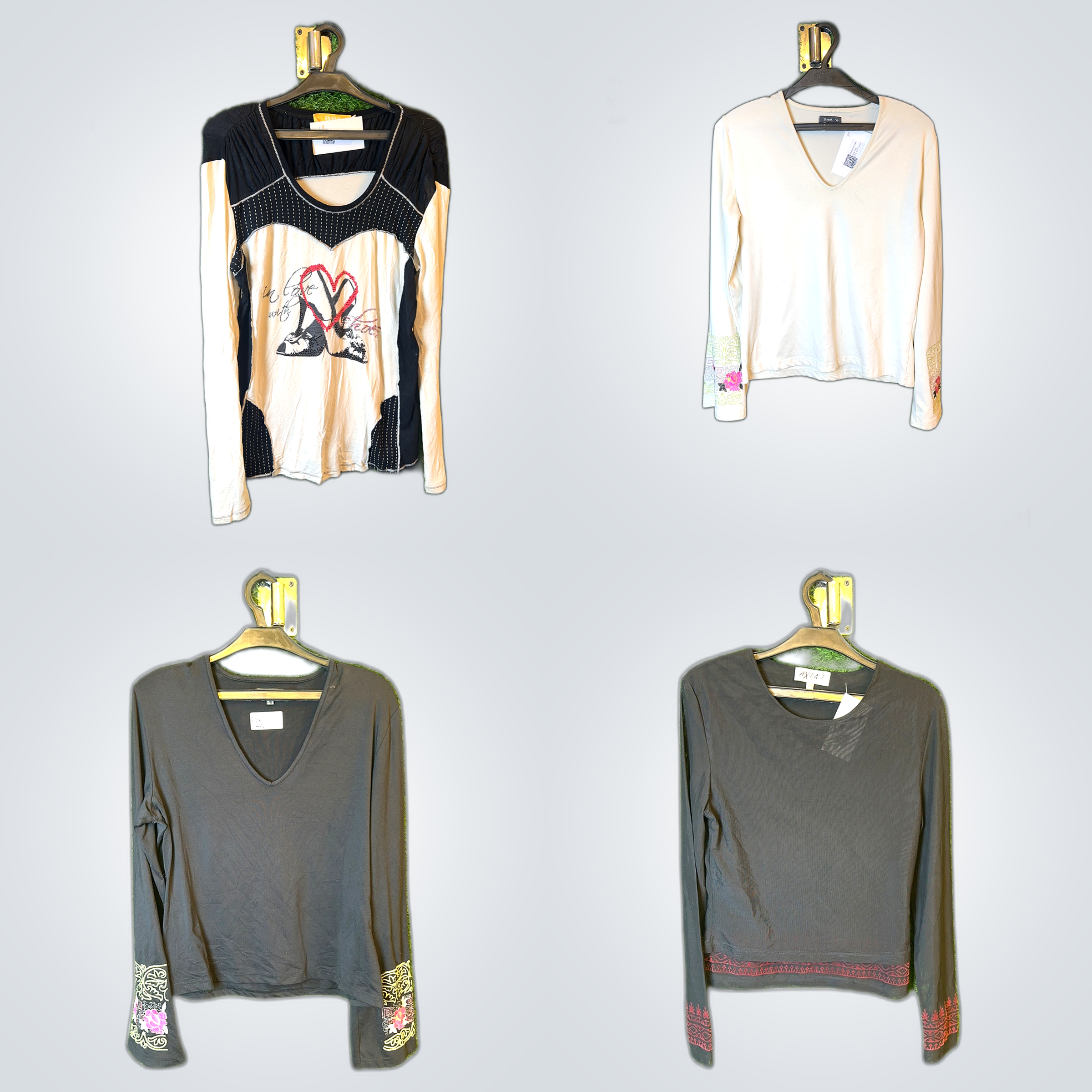 Vintage 2000s Indie Girl Long Sleeve Pack