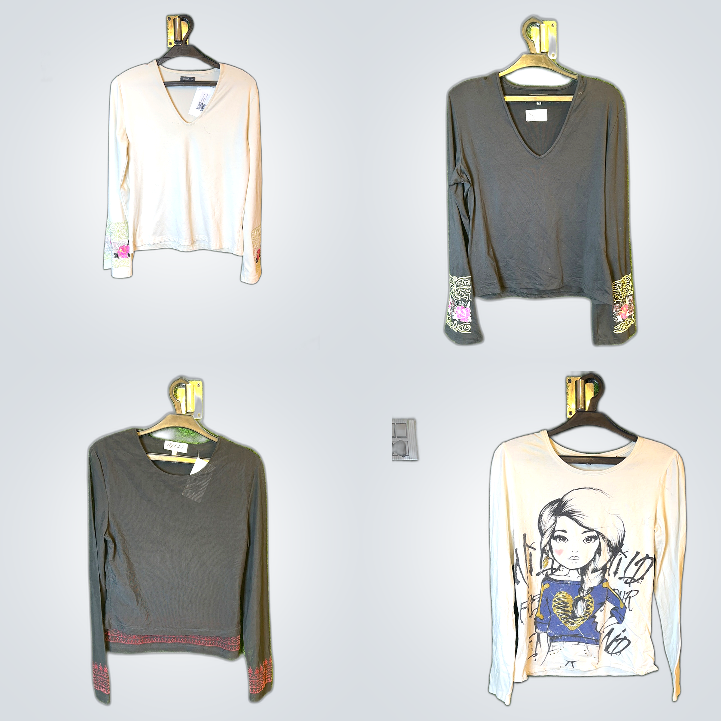 Vintage 2000s Indie Girl Long Sleeve Pack