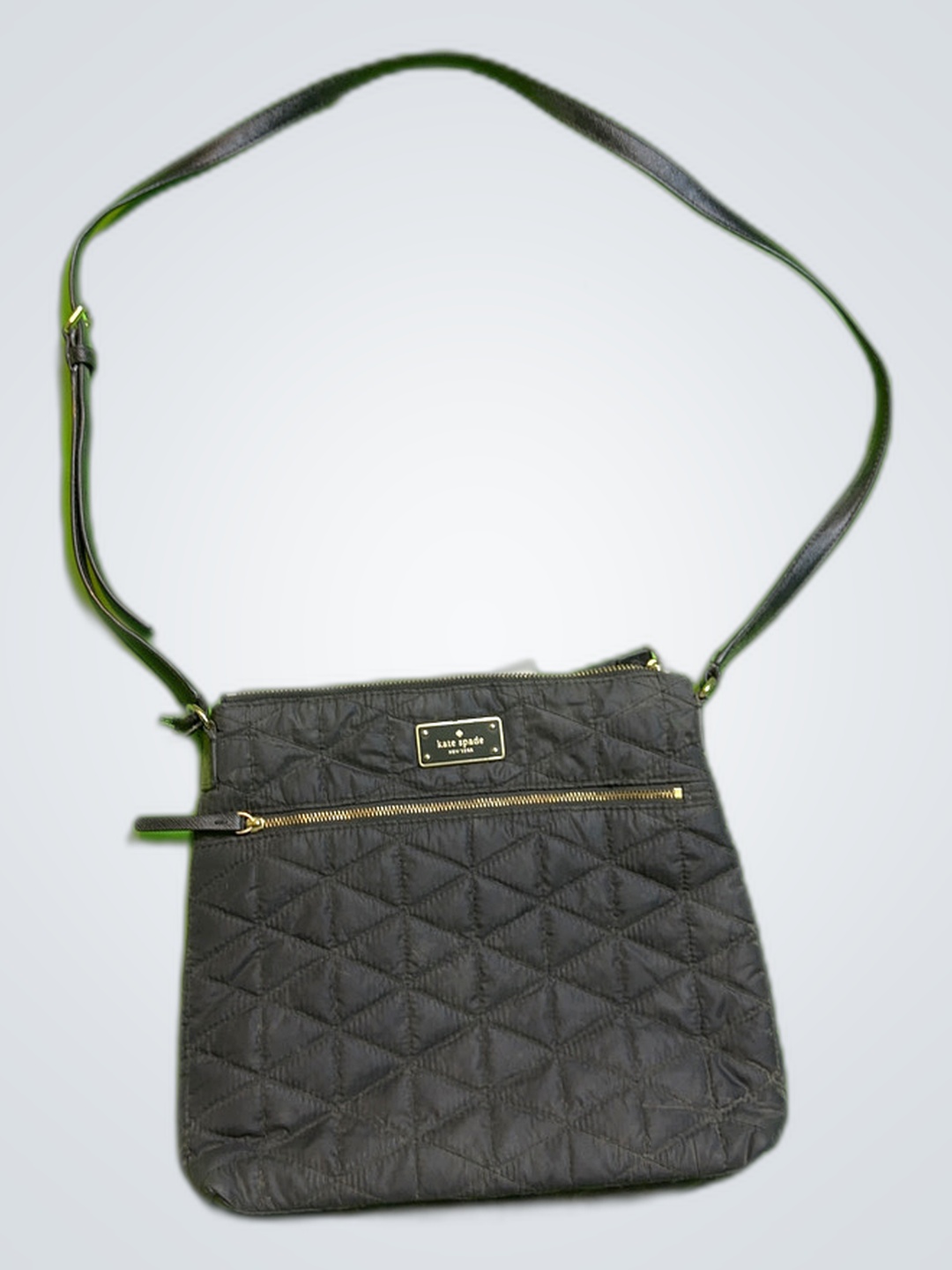 Kate Spade Black Quilted Crossbody Bag