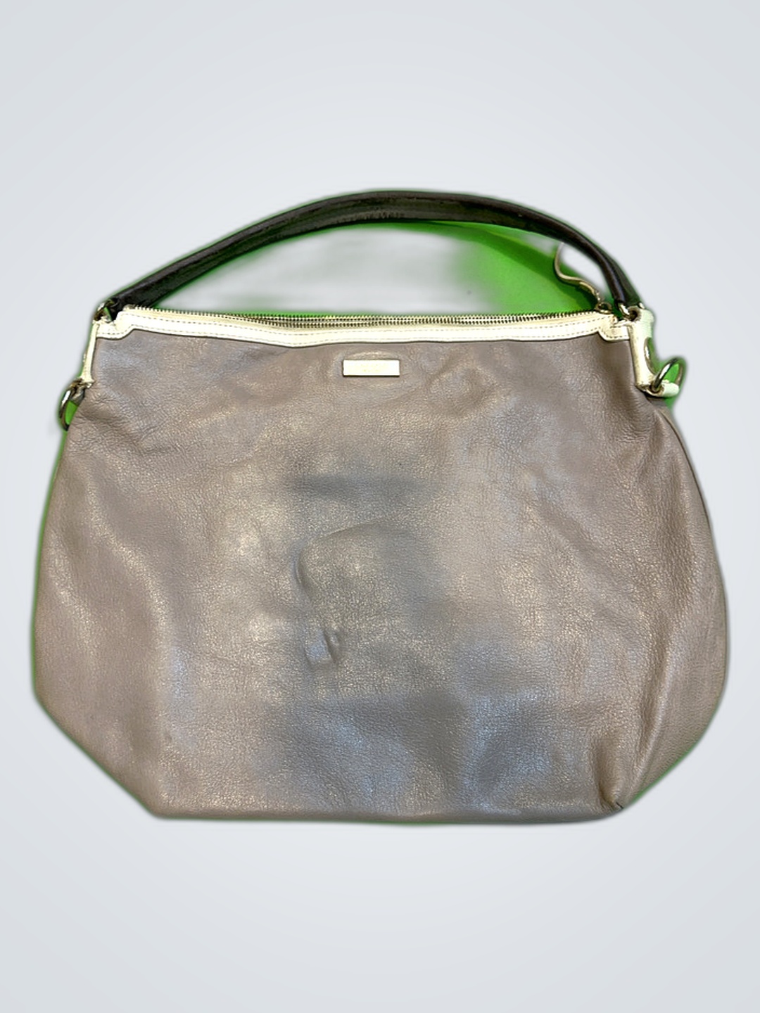 Kate Spade Gray Leather Handbag