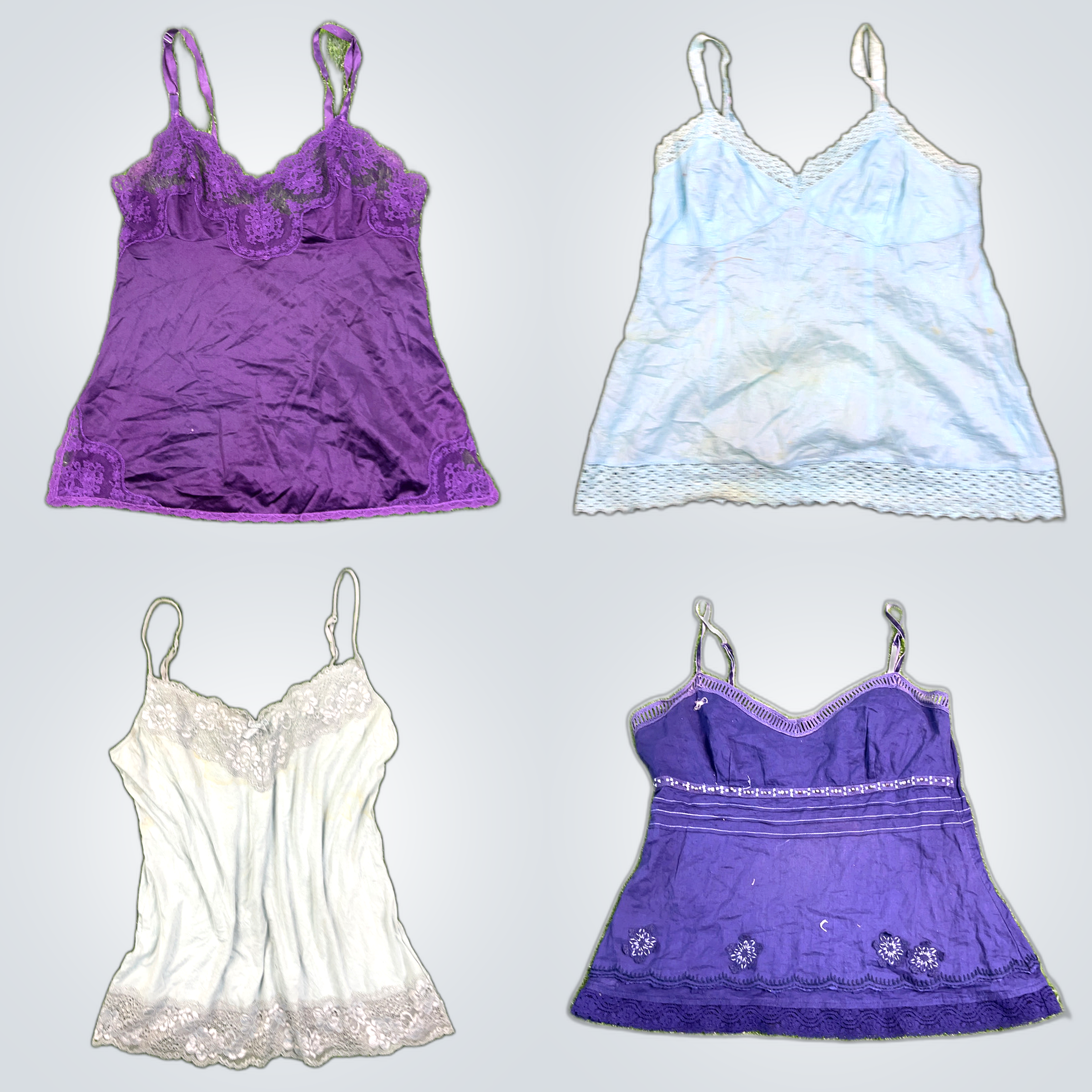 Ensemble de camisoles à dentelle