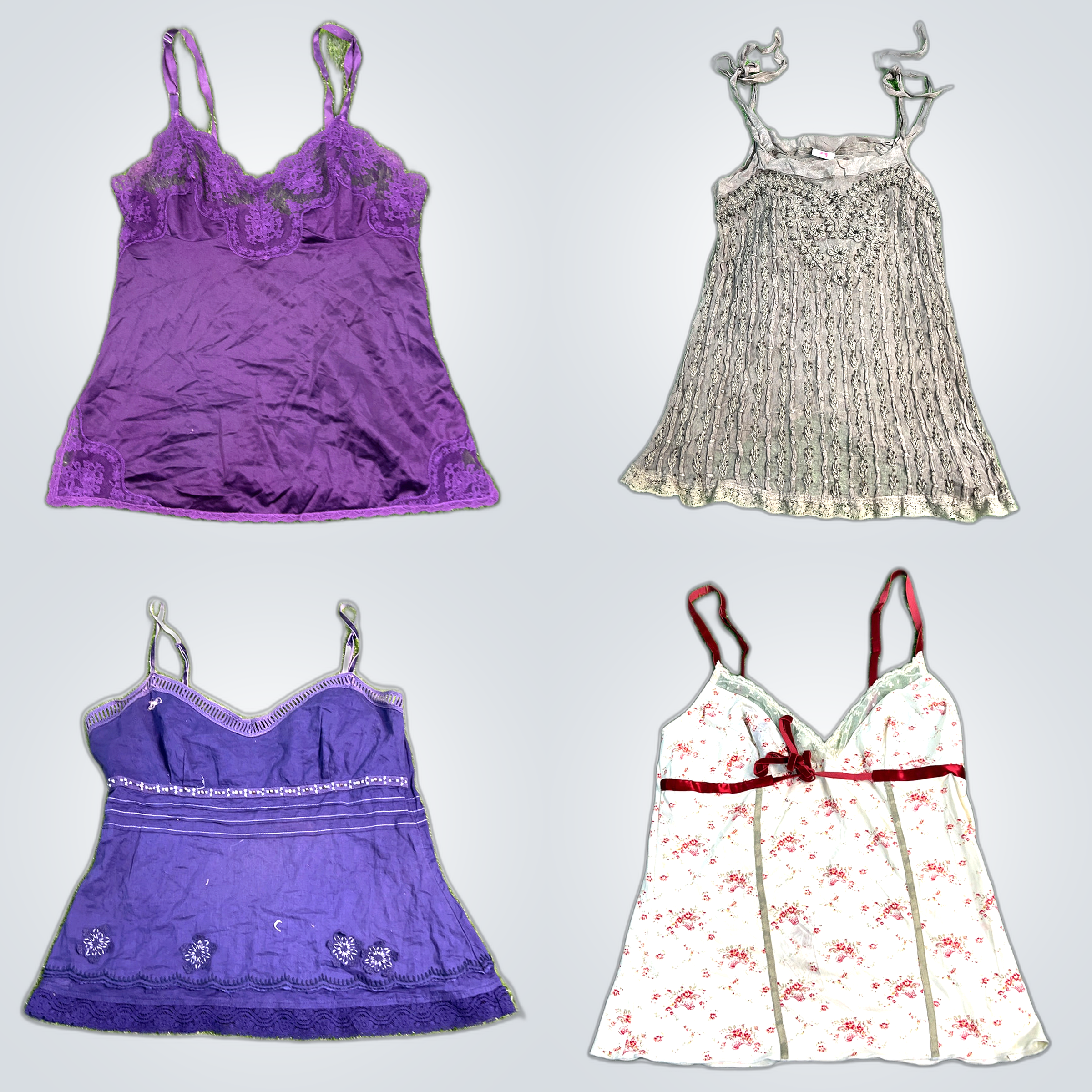 Pack de camisoles Y2K