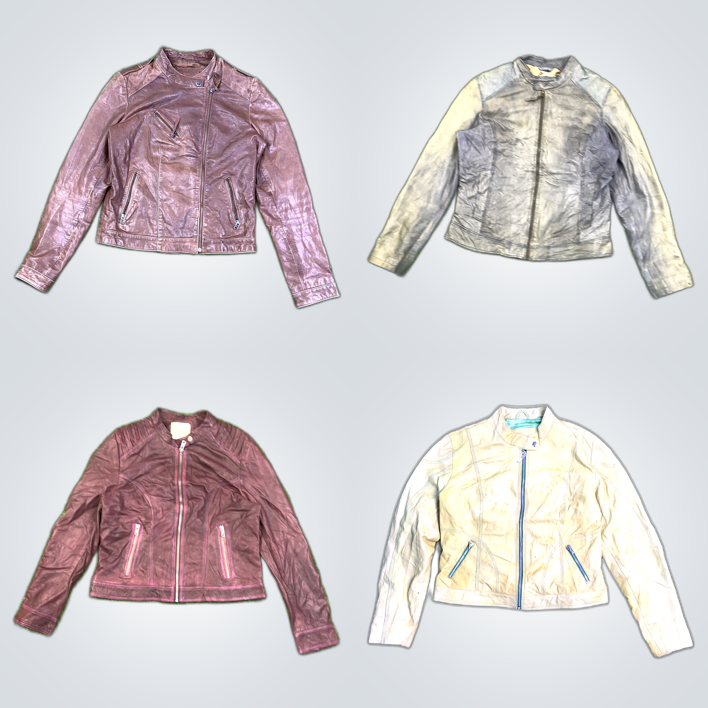 Leather Jacket Bundle - Goosecraft, Kando, Bershka..