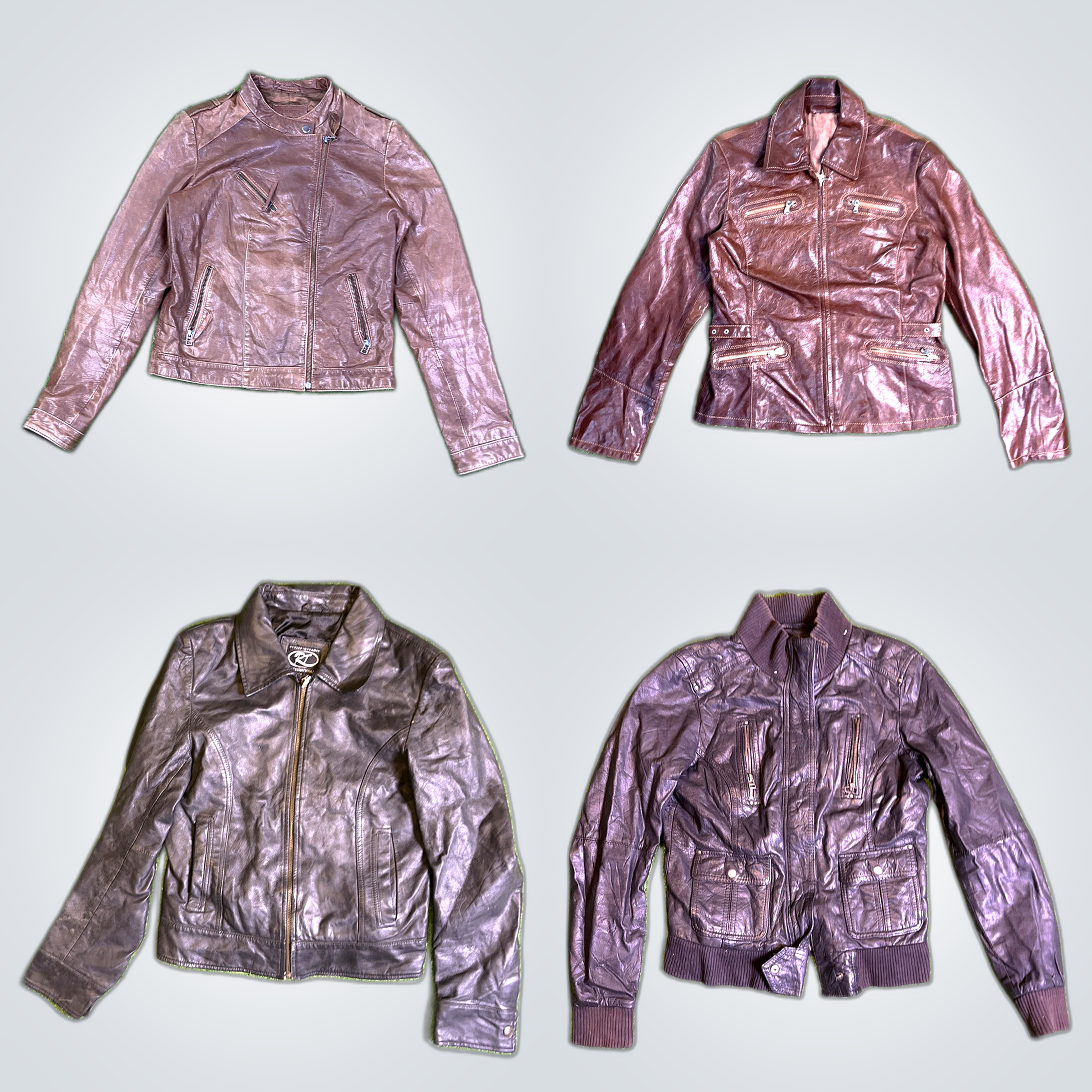Leather Jacket Bundle Sud Express Bershka Camaieu ..