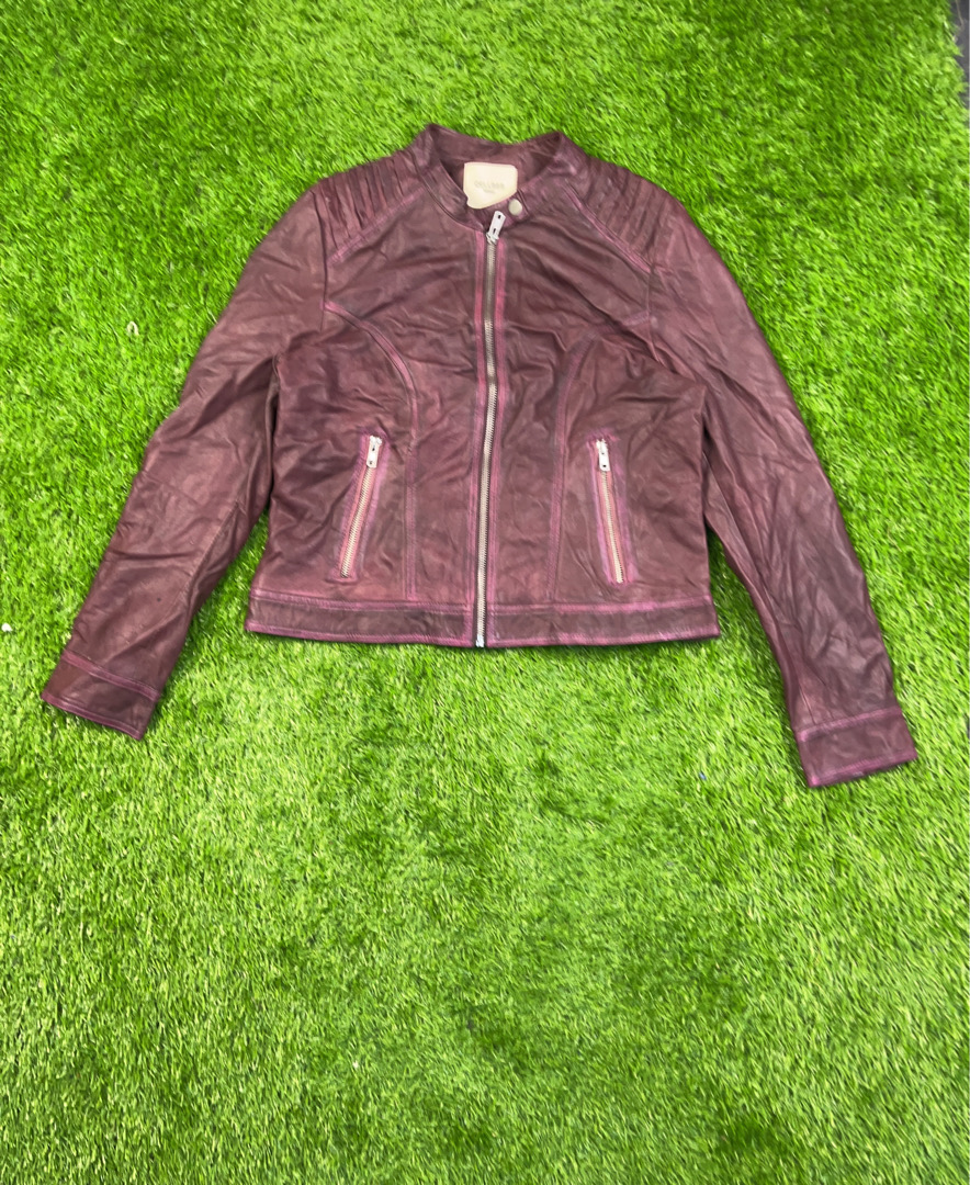 Jaqueta de Couro Cellbes Woman