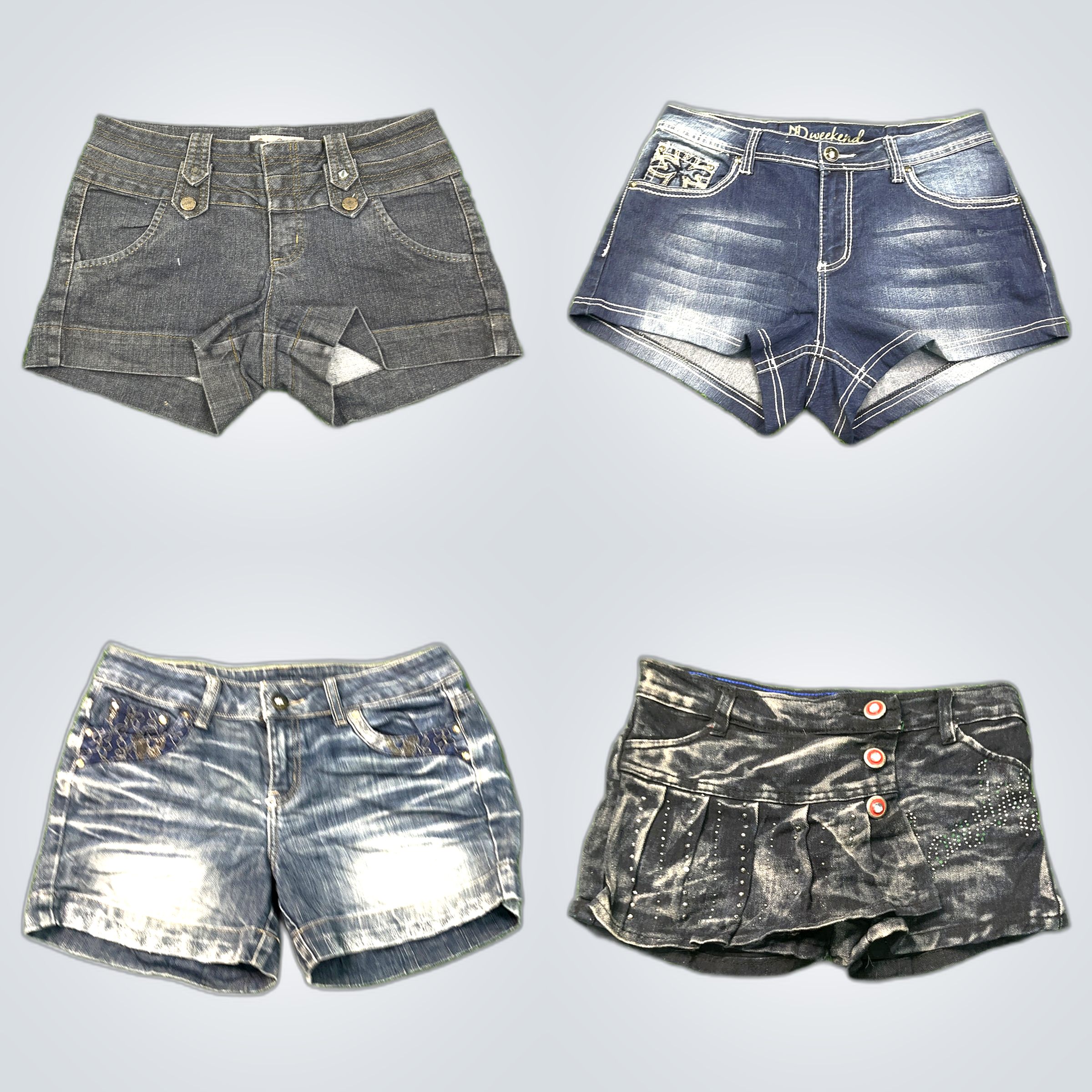 Y2K Jean Shorts Bundle