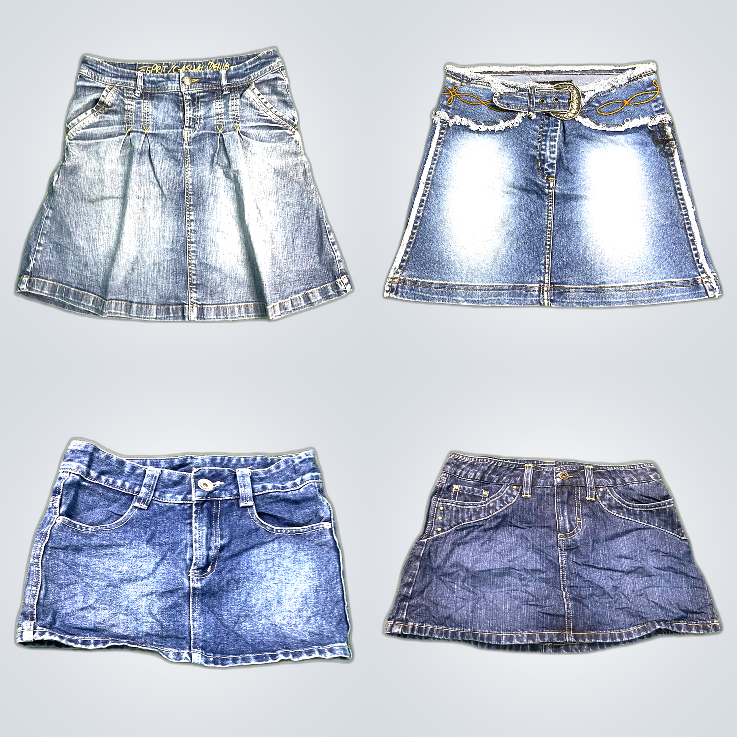 Y2K Denim Mini-Röcke