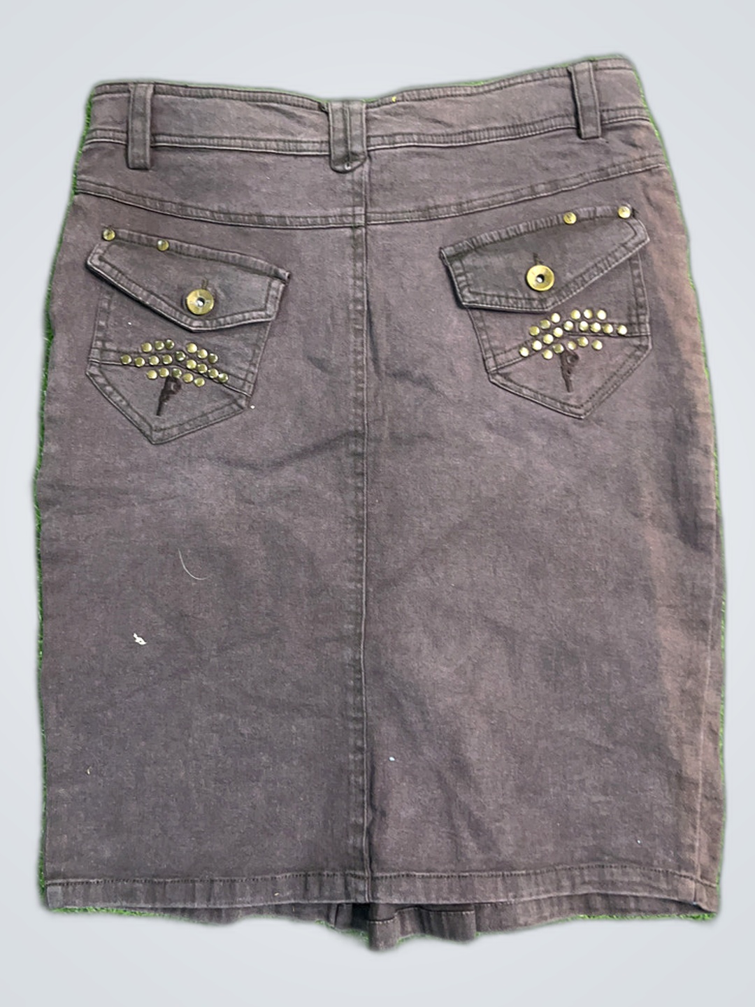 L'Officina Bella Moda Denim Mini Skirt