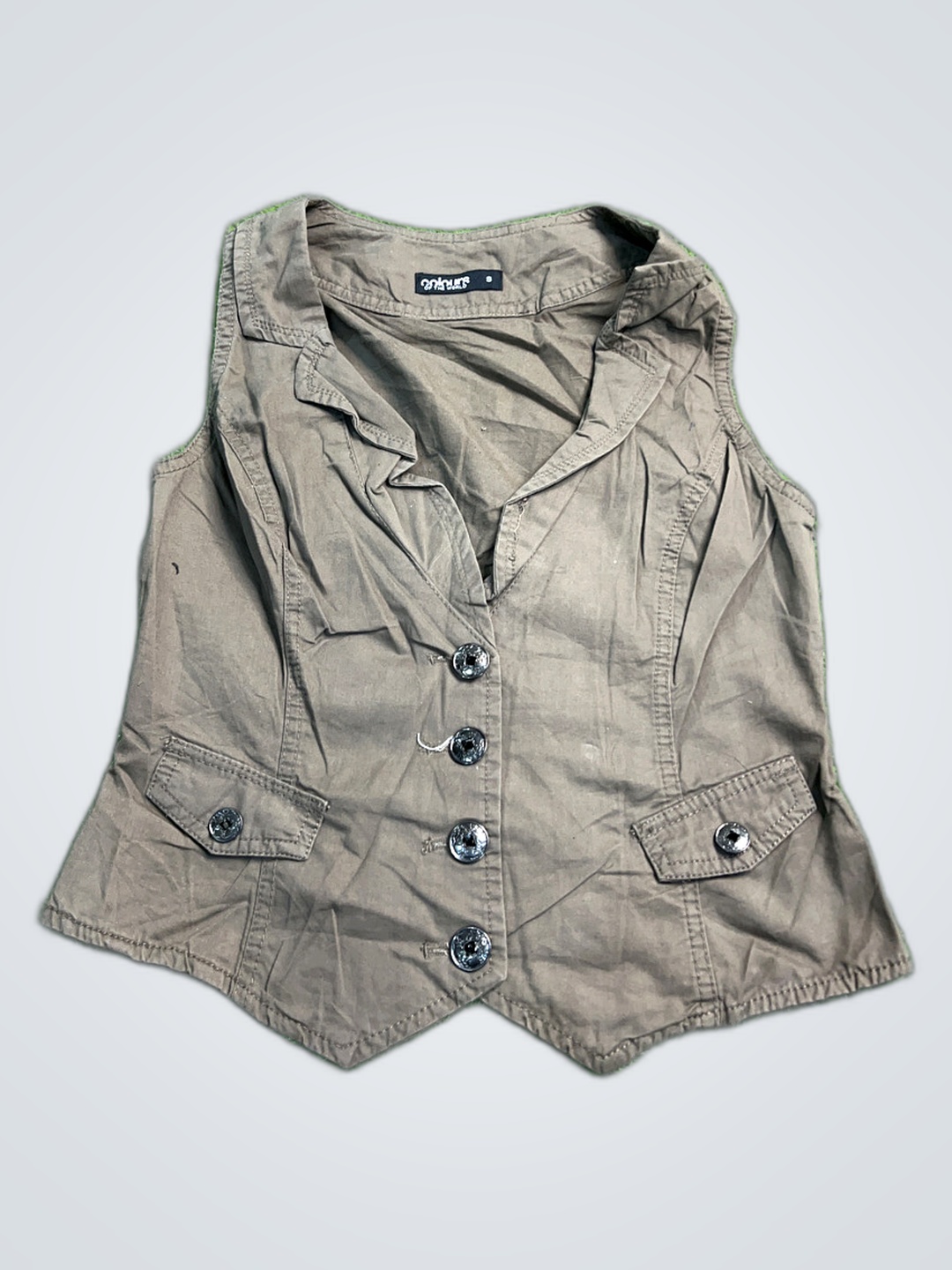 Colete de Algodão Marrom