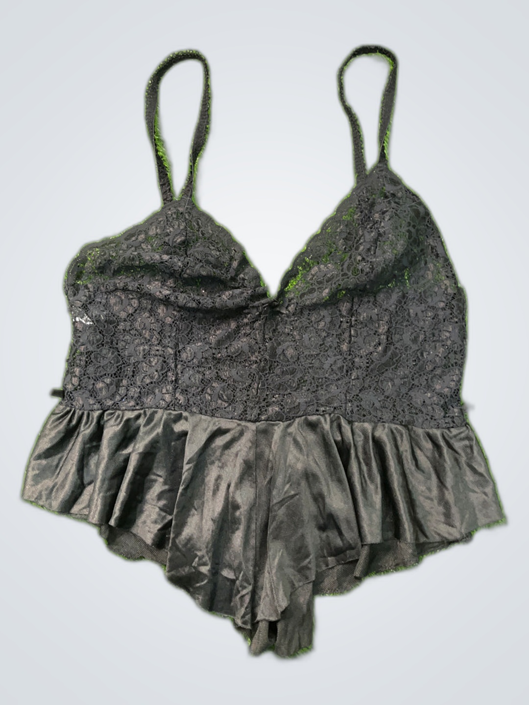 Maillot de bain une pièce en dentelle noire