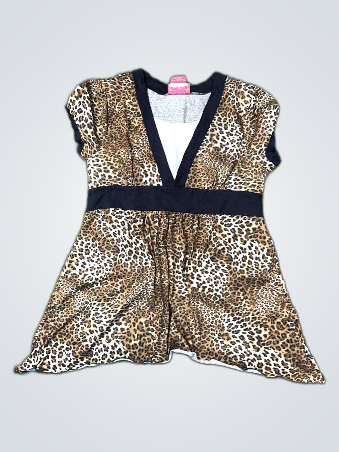 Robe à imprimé léopard Knit Werks