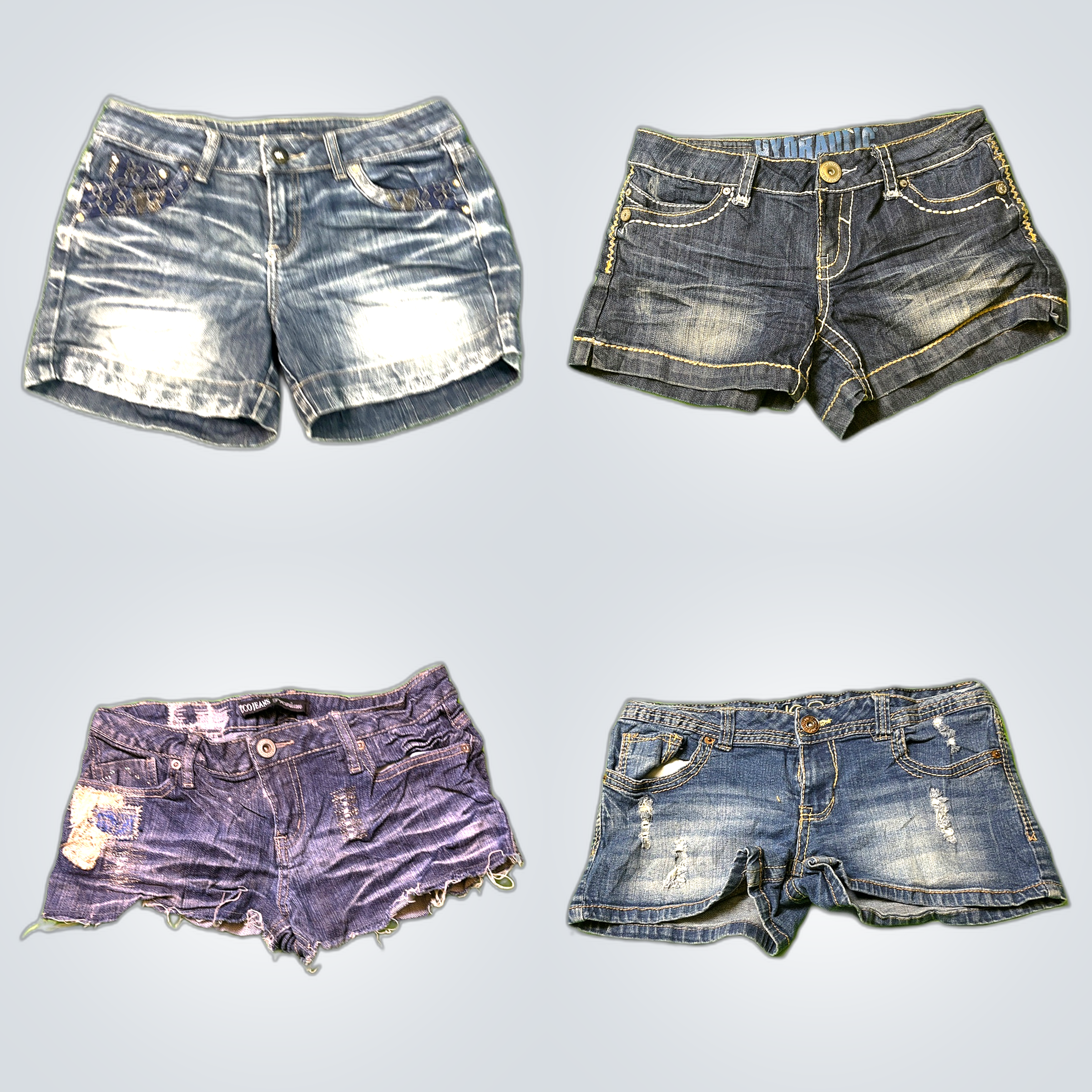 Y2K Denim Shorts Bundle