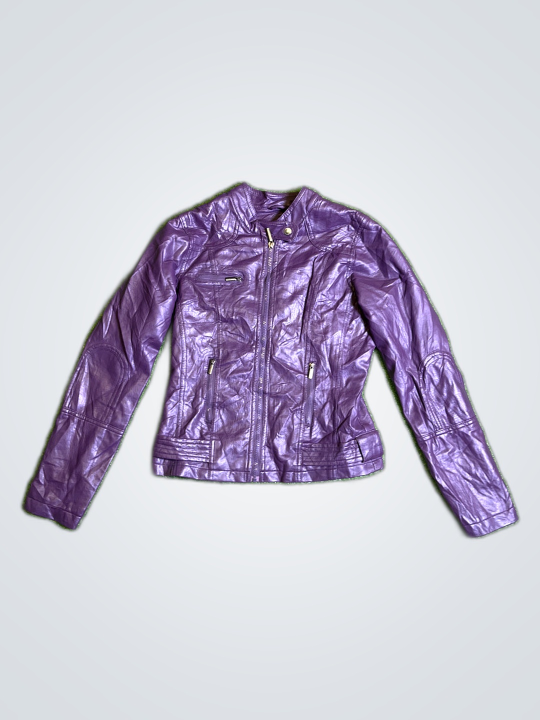 MOTO GEAR Giacca di Pelle Viola