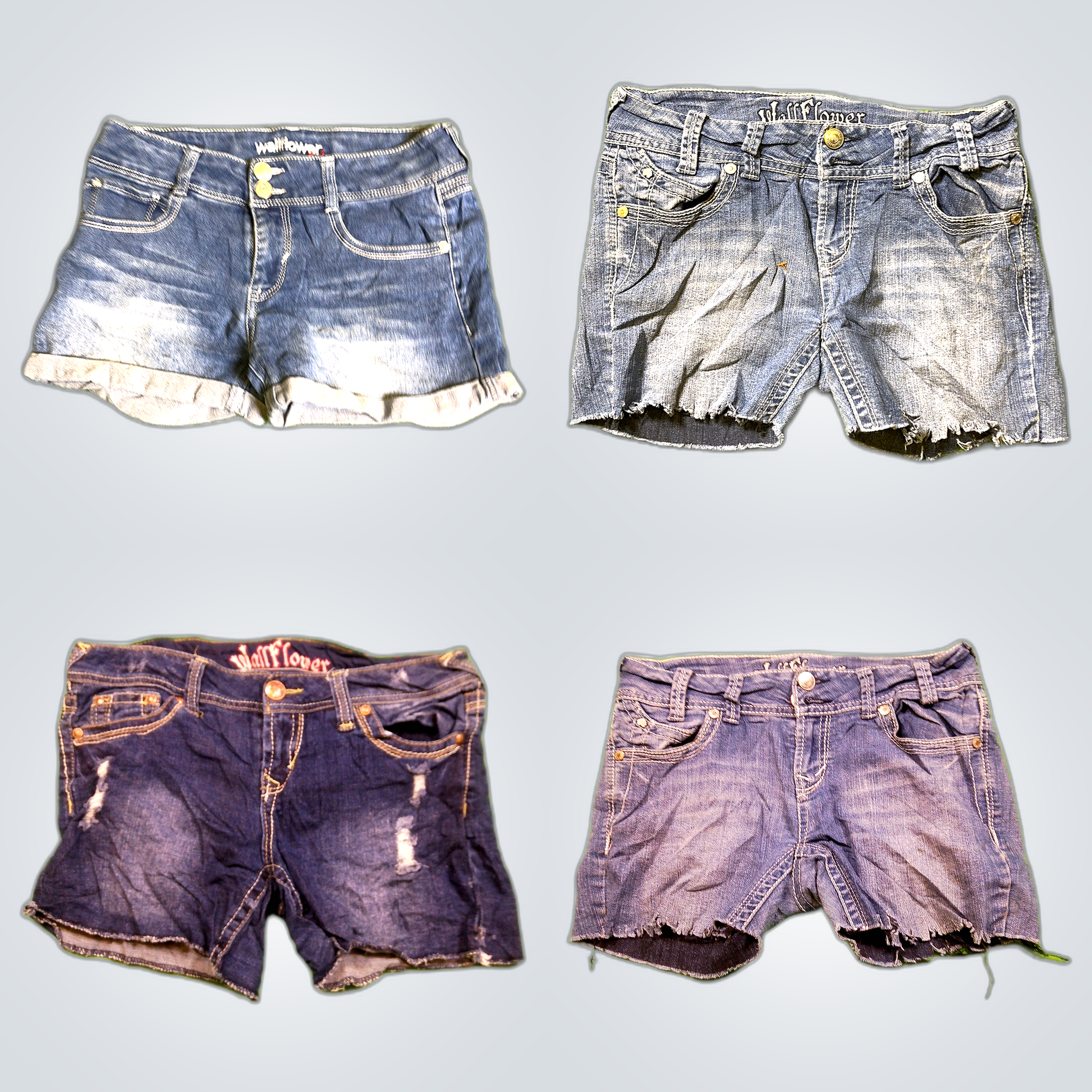 Wallflower Y2K Denim Shorts