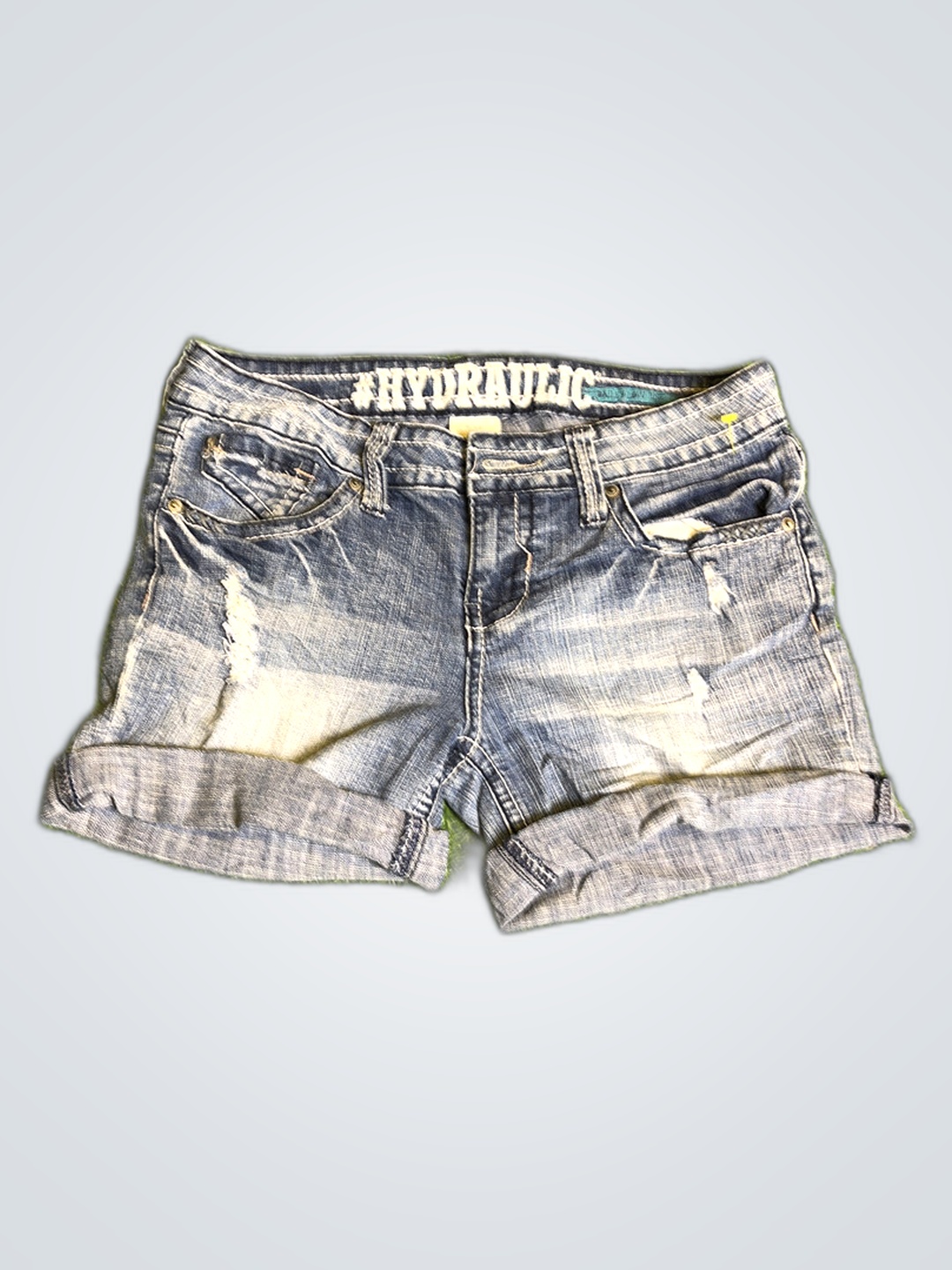Hydraulic Denim Shorts
