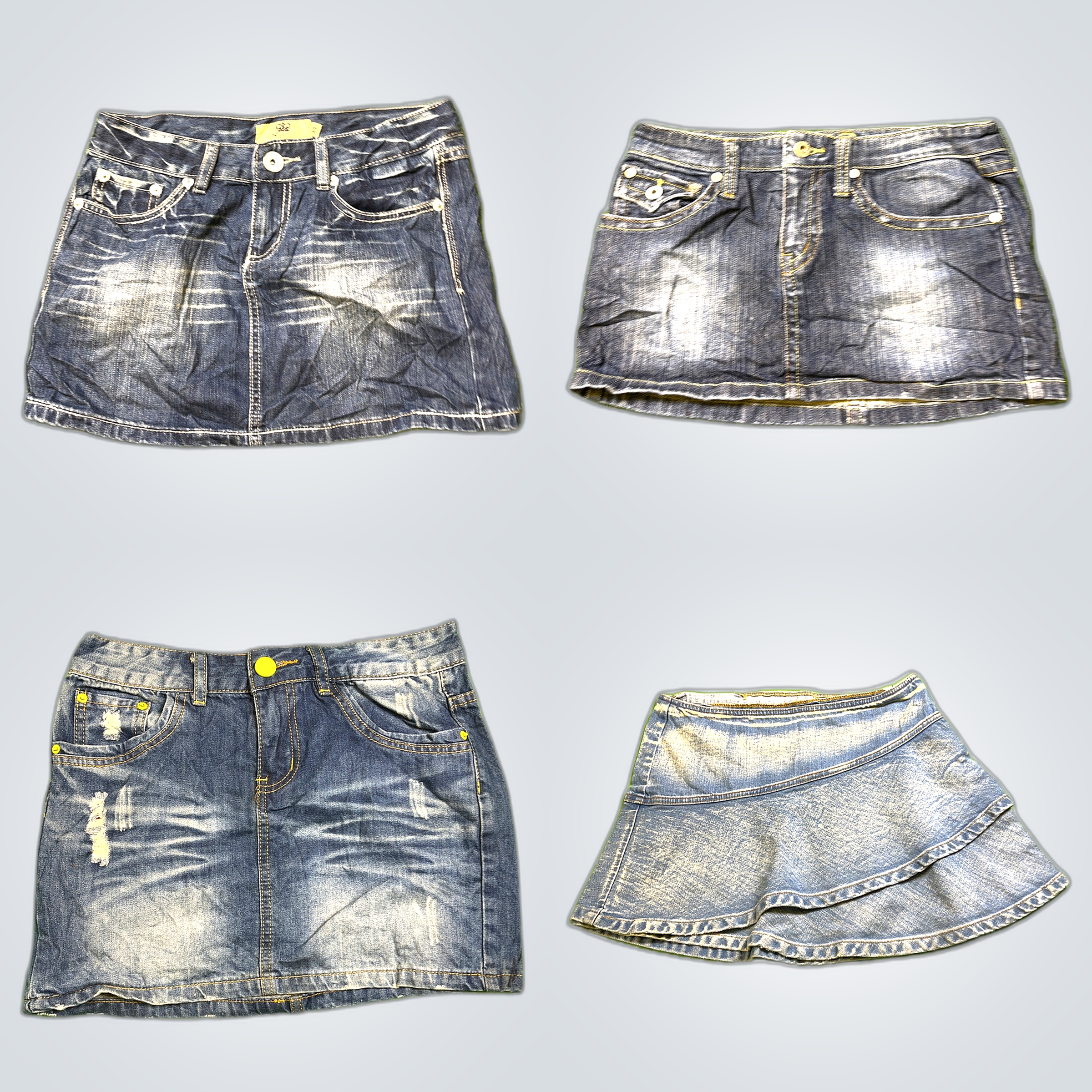 Y2K Denim Mini Skirts